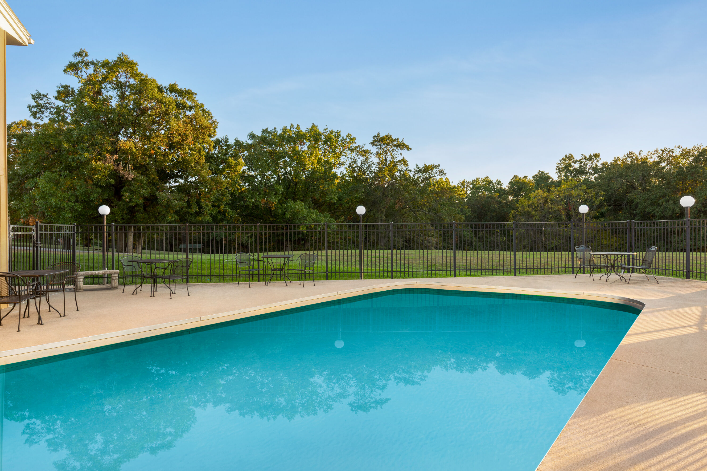 Family pool at the Super 8 by Wyndham Hannibal in Hannibal, Missouri