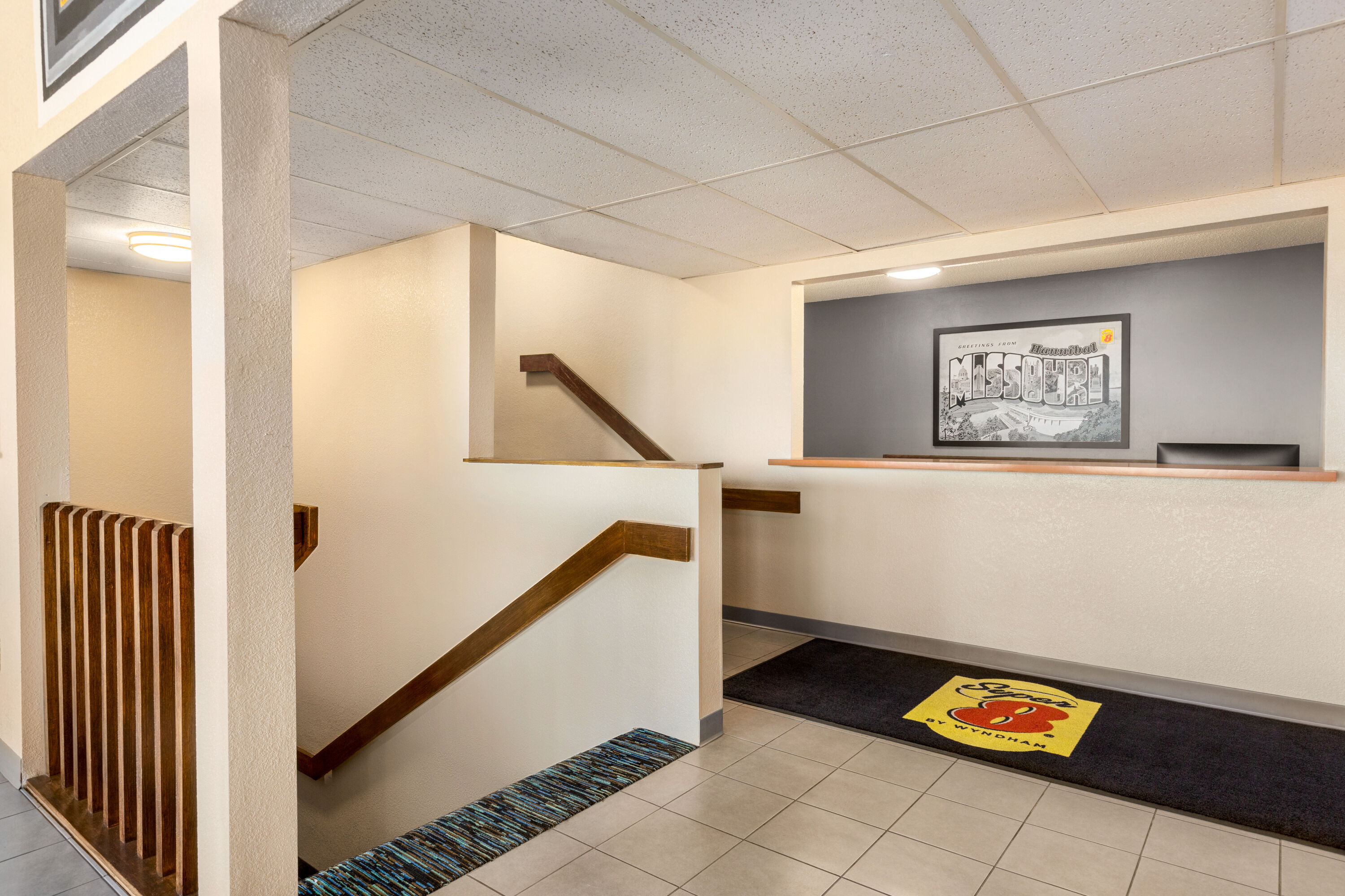 Super 8 by Wyndham Hannibal reception in Hannibal, Missouri