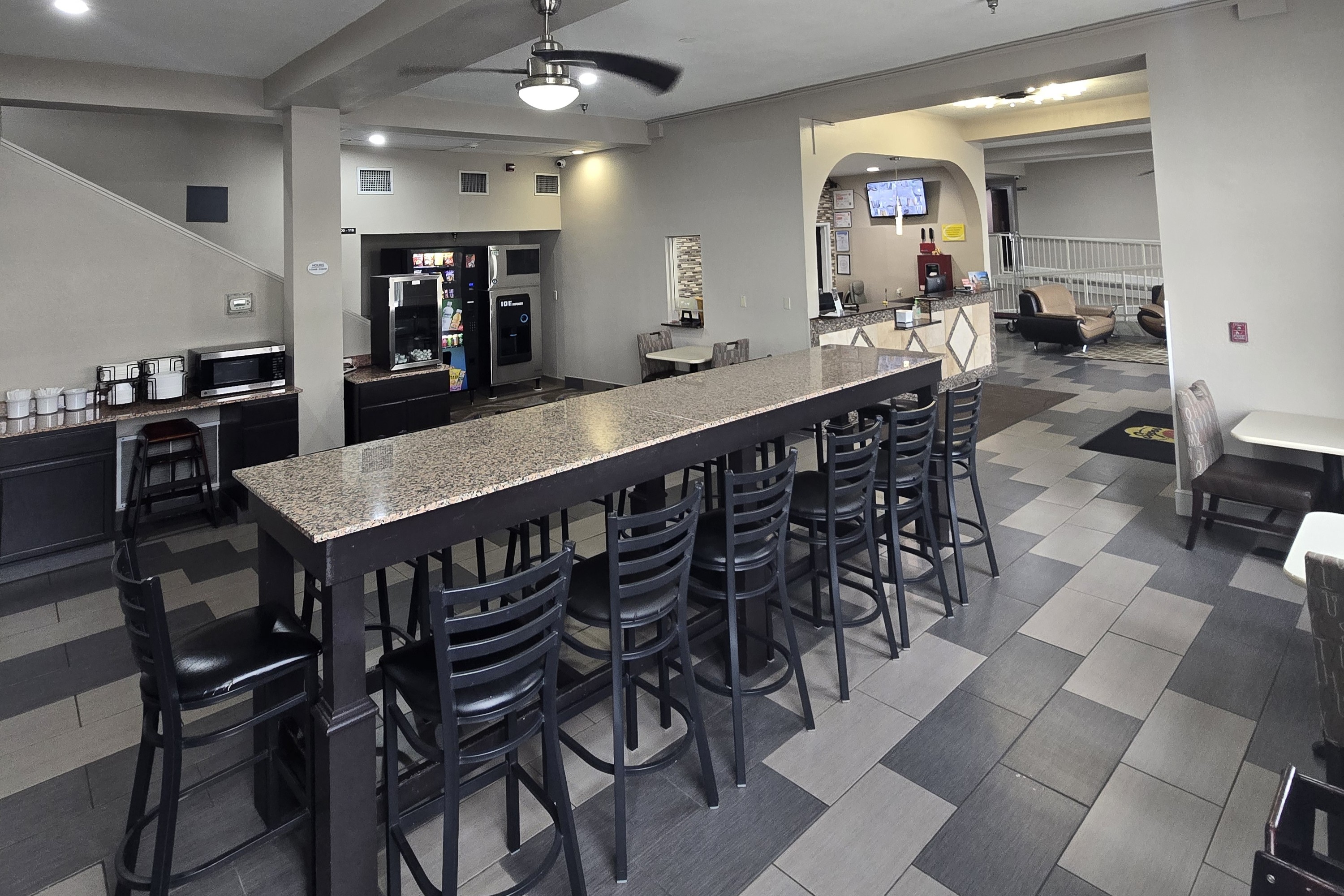 Free breakfast at Super 8 by Wyndham Kansas City in Kansas City, Missouri