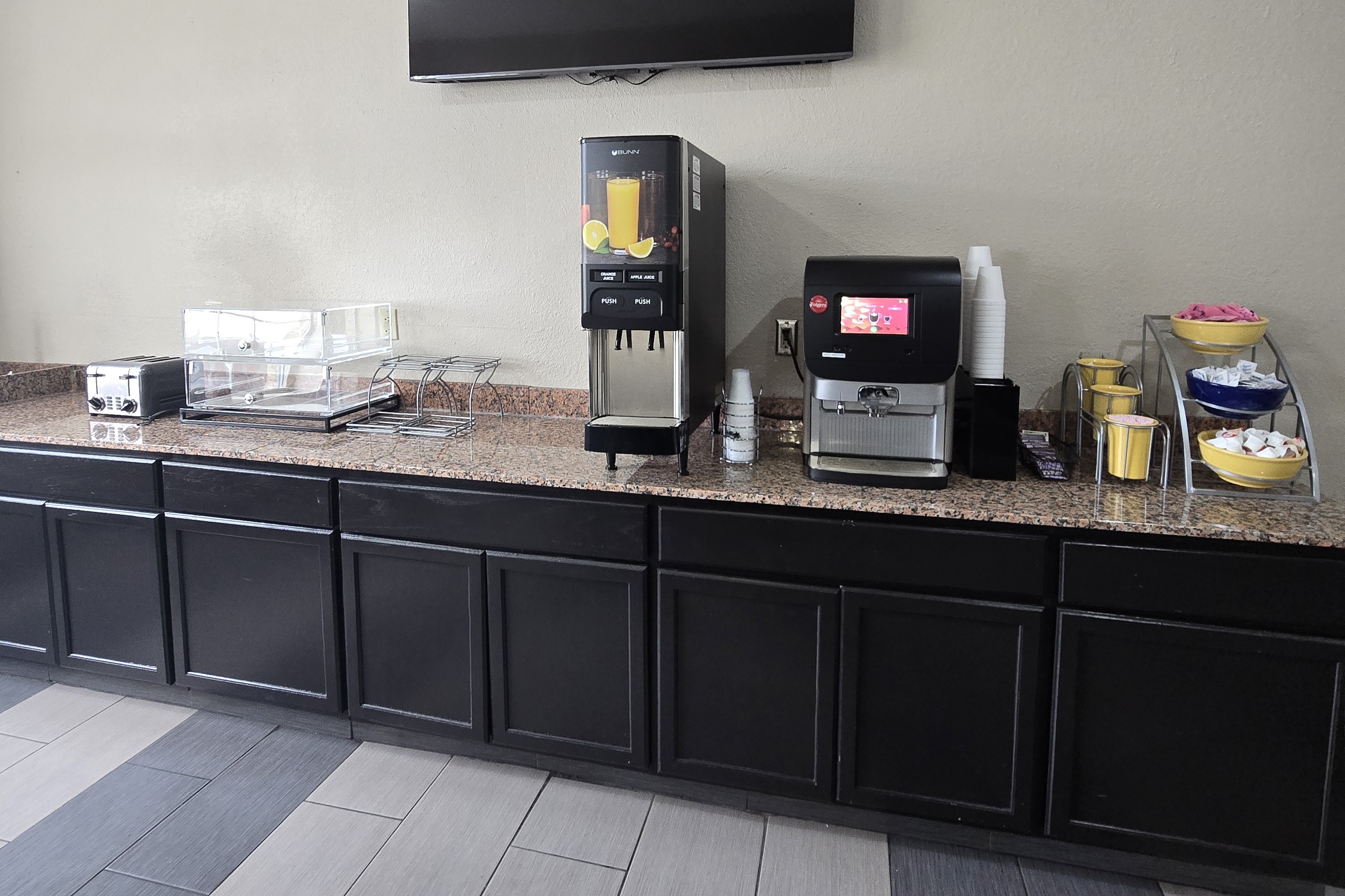 Free breakfast at Super 8 by Wyndham Kansas City in Kansas City, Missouri