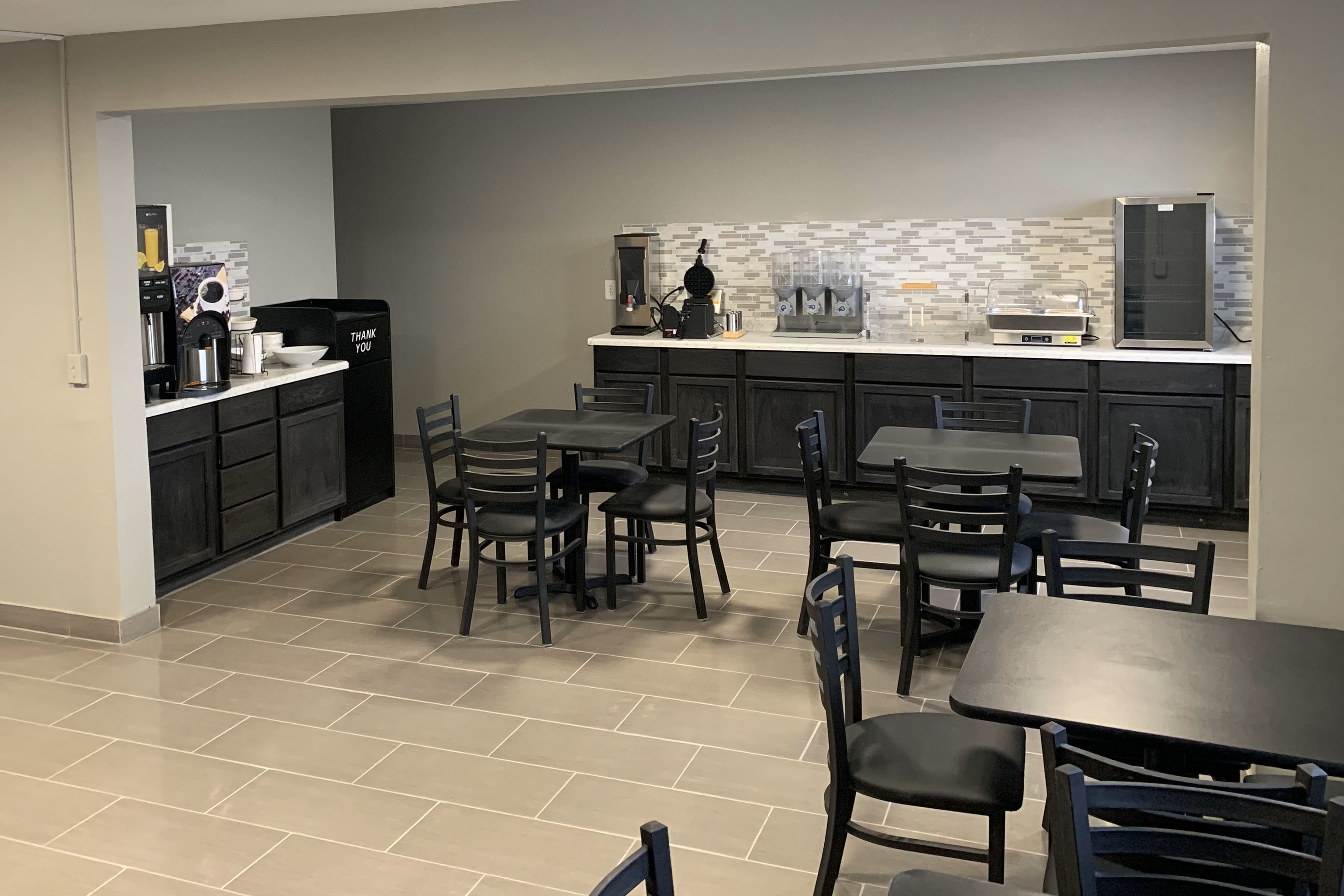 Free breakfast at Super 8 by Wyndham Kirksville University Area in Kirksville, Missouri