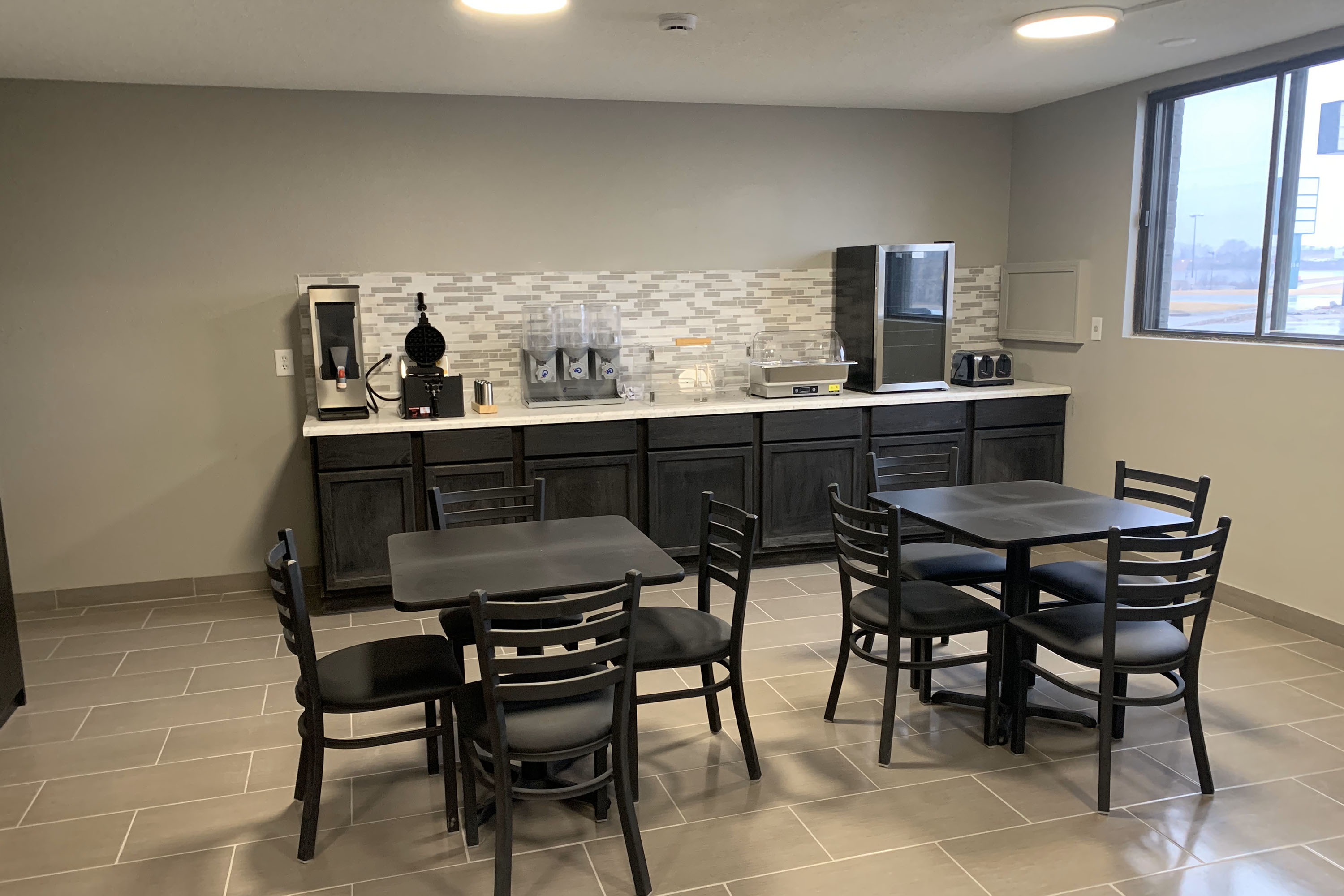 Free breakfast at Super 8 by Wyndham Kirksville University Area in Kirksville, Missouri