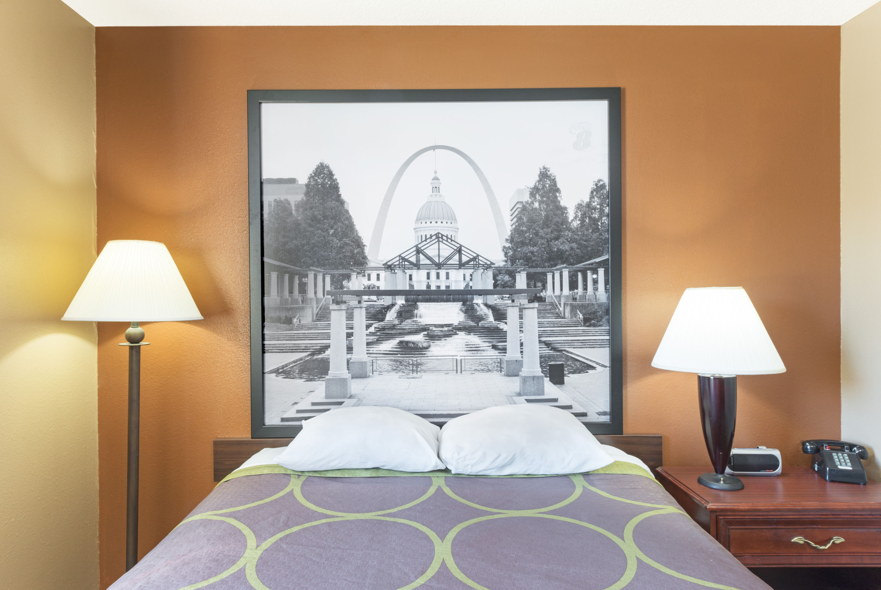 Guest room at the Super 8 by Wyndham Poplar Bluff Missouri in Poplar Bluff, Missouri