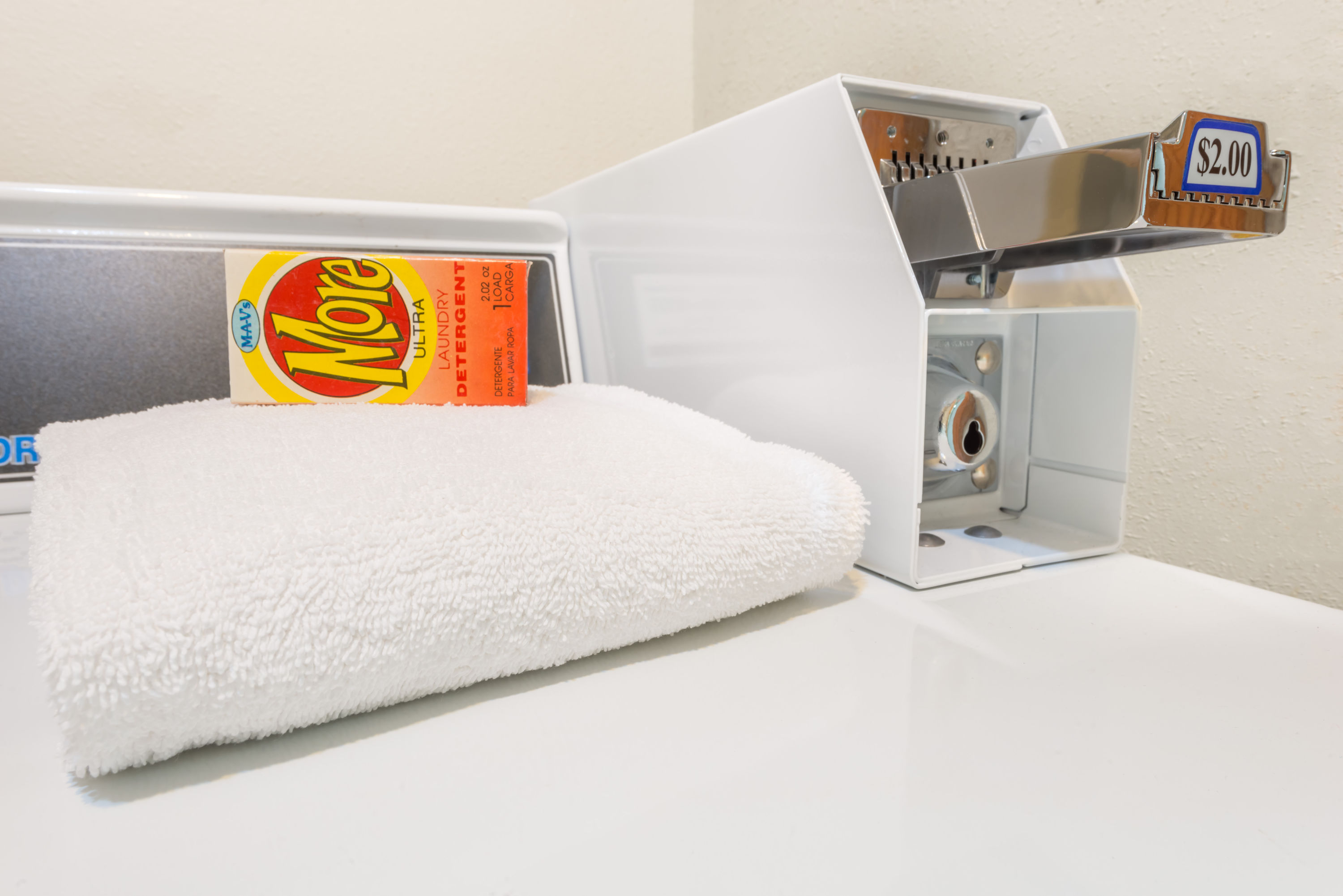 Laundry facilities at Super 8 by Wyndham Smithville/Kansas City in Smithville, Missouri