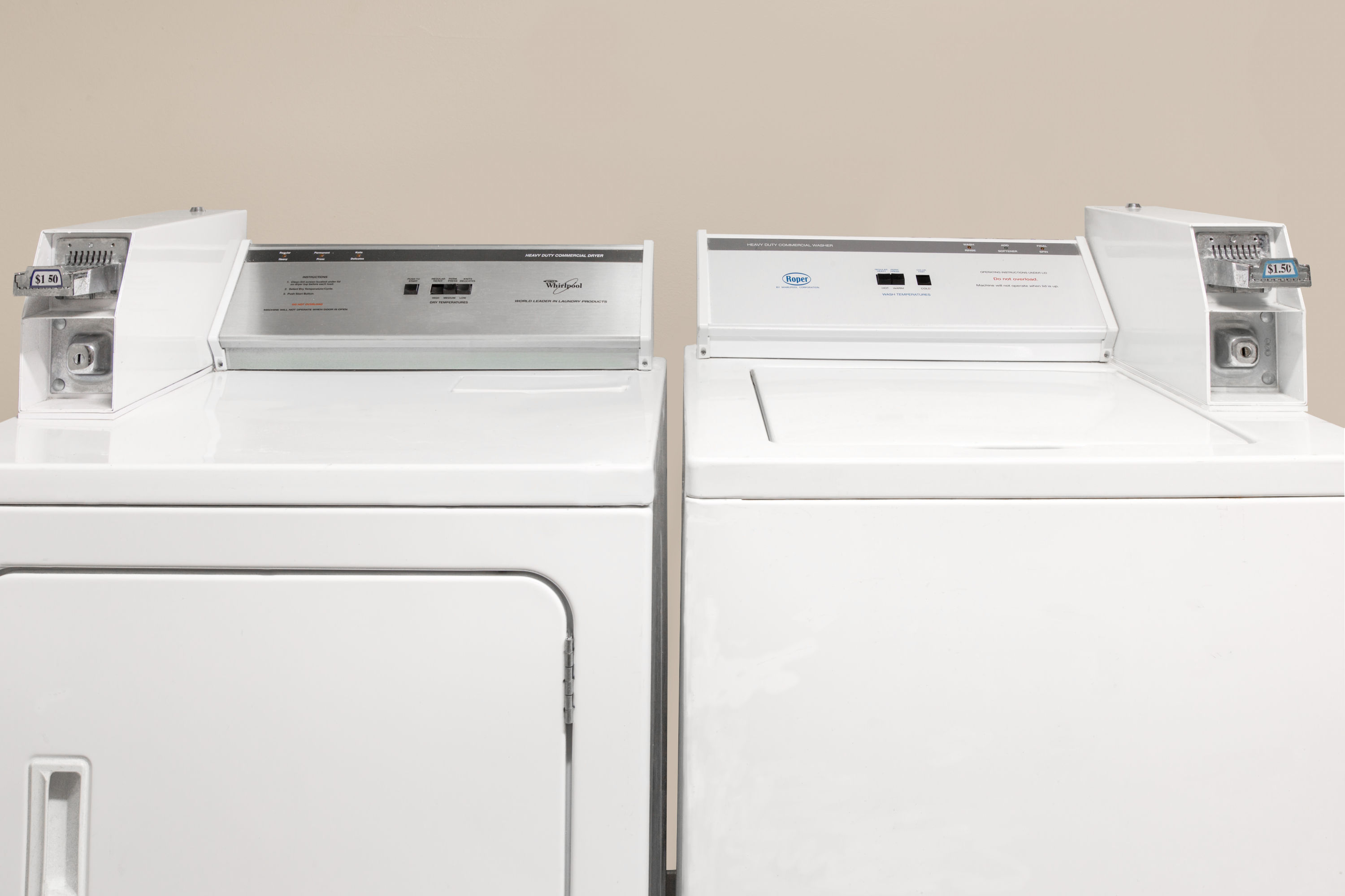 Laundry facilities at Super 8 by Wyndham Bay St. Louis in Bay St. Louis, Mississippi