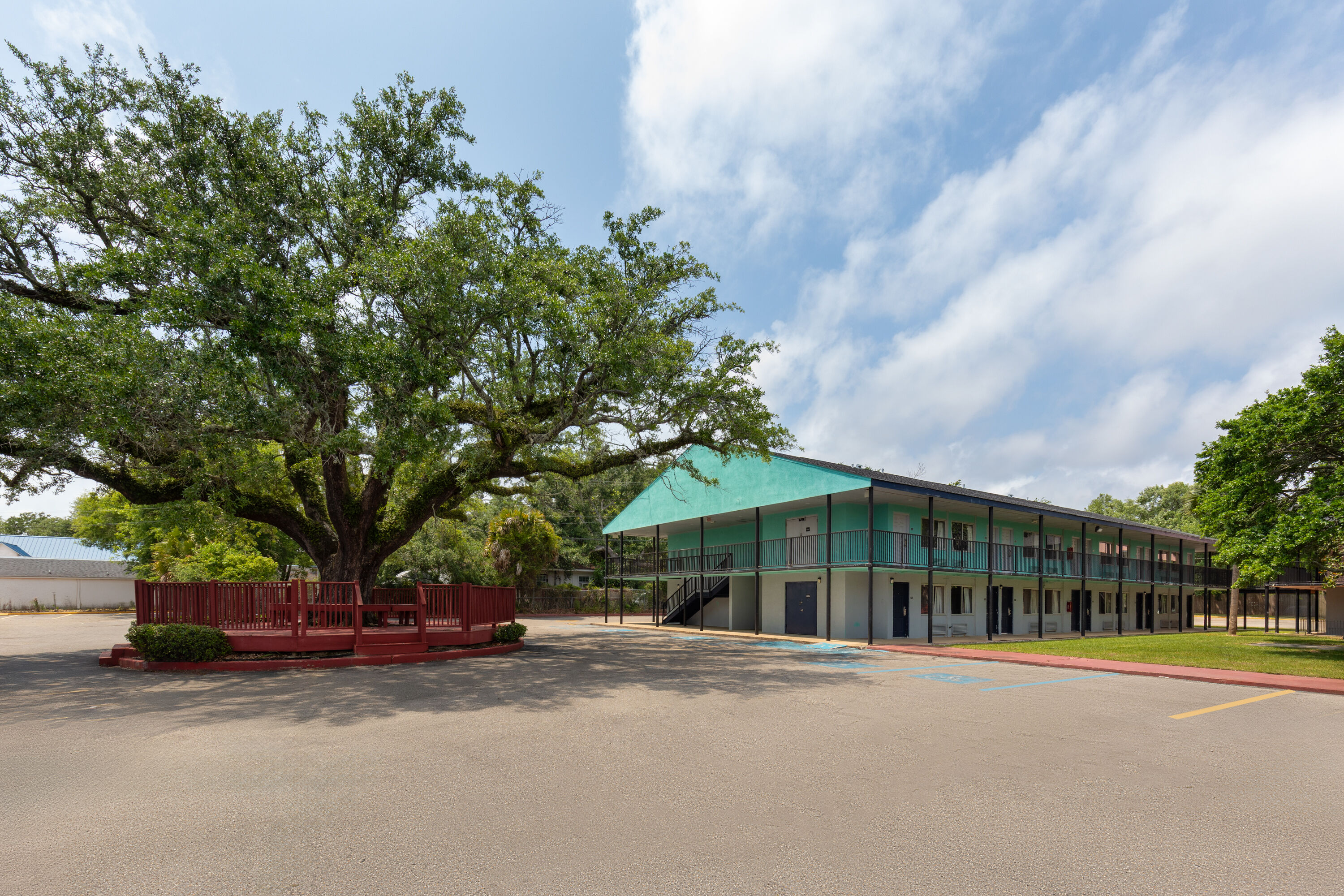 Exterior Day Image of Super 8 by Wyndham Biloxi at the Beach hotel in Biloxi, Mississippi