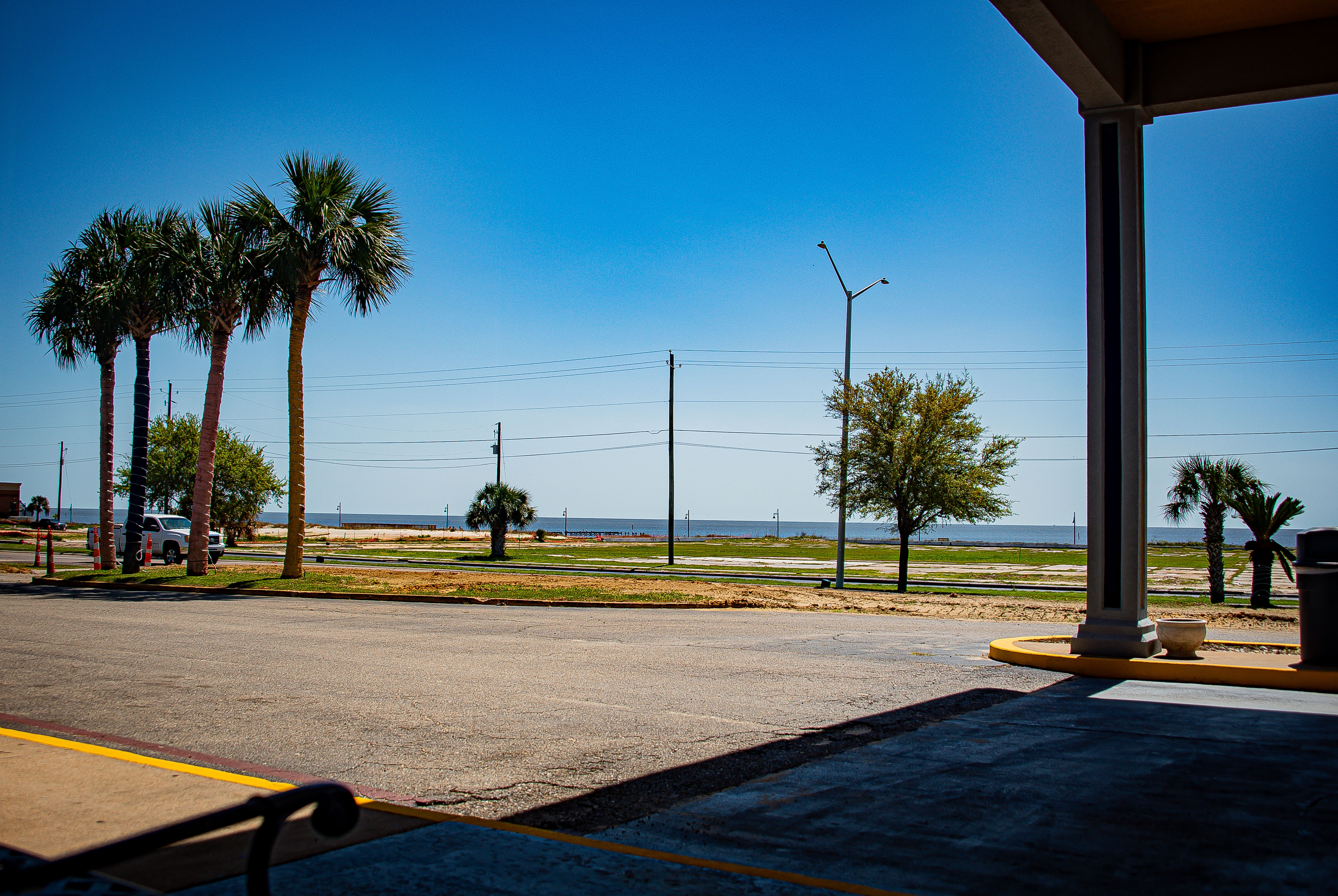 Exterior of Super 8 by Wyndham Biloxi hotel in Biloxi, Mississippi