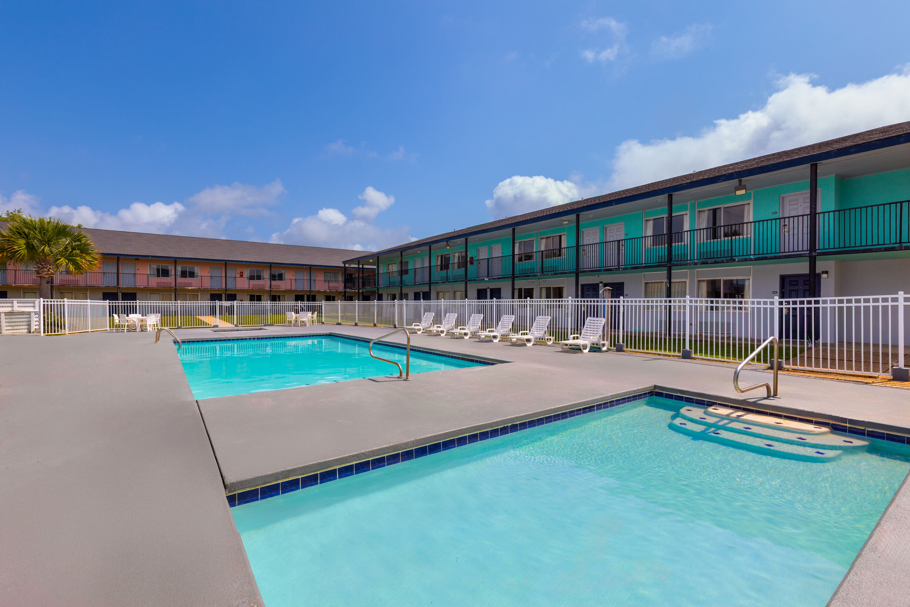 Hot tub at the Super 8 by Wyndham Biloxi at the Beach in Biloxi, Mississippi