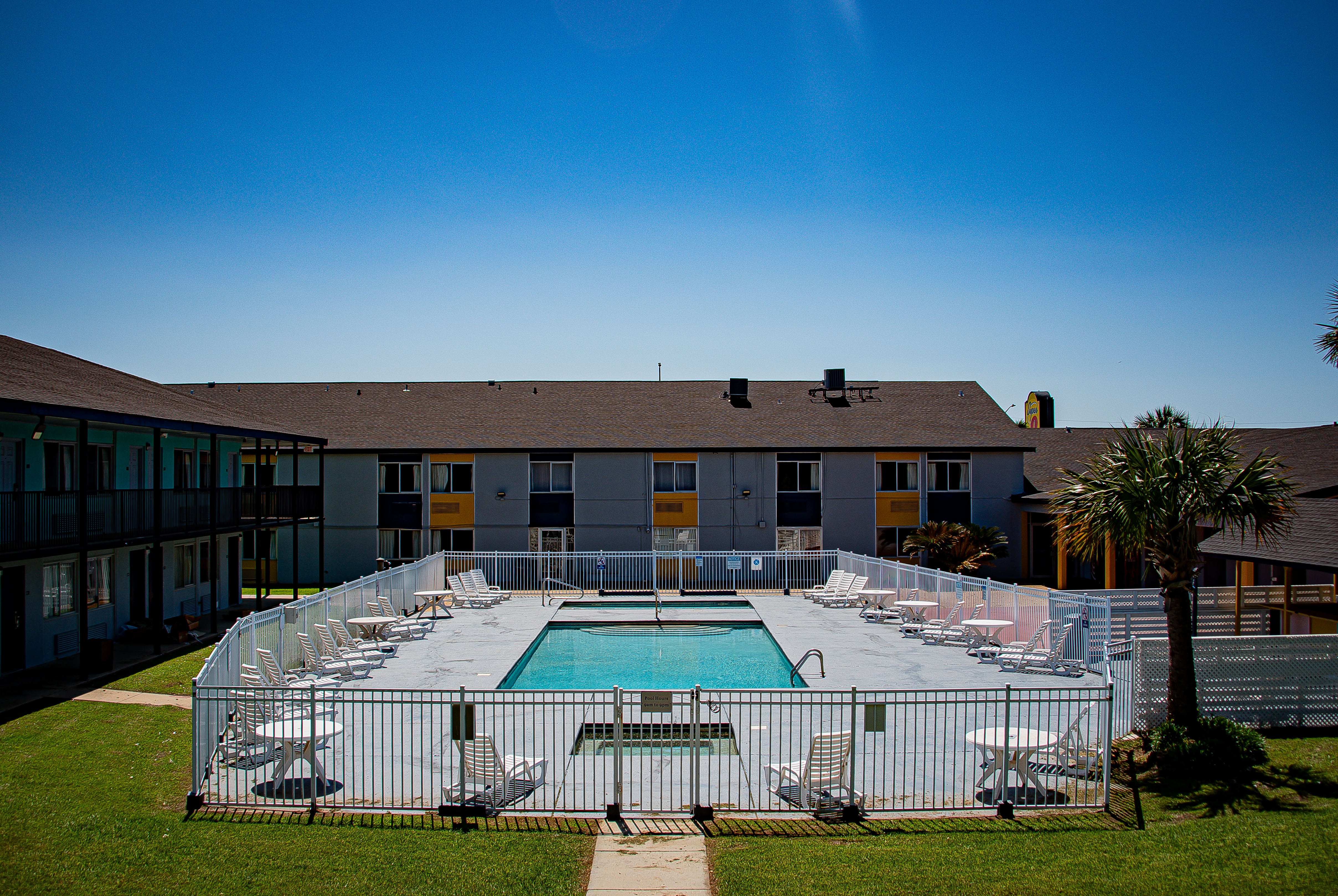 Pool at the Super 8 by Wyndham Biloxi in Biloxi, Mississippi