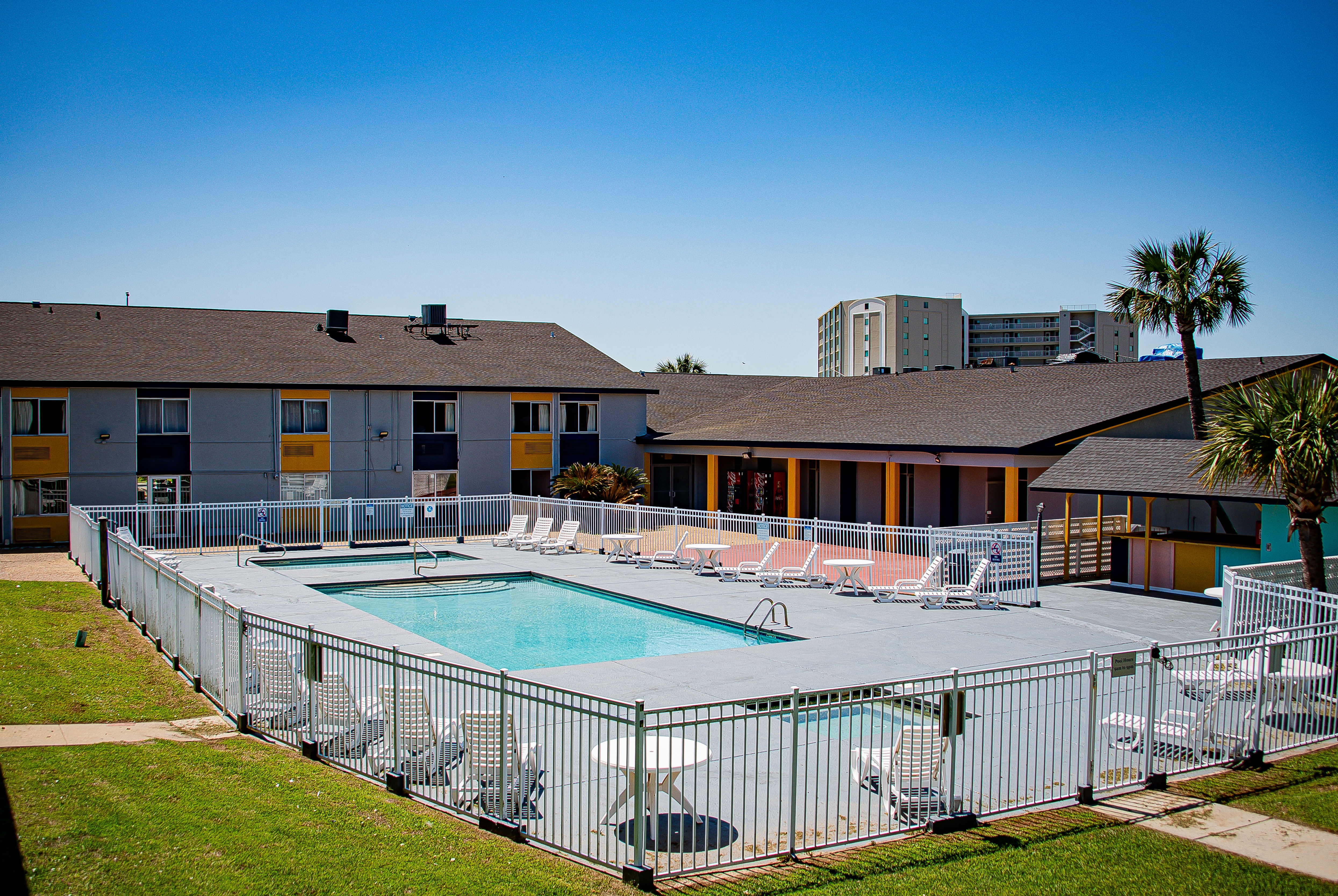 Pool at the Super 8 by Wyndham Biloxi in Biloxi, Mississippi