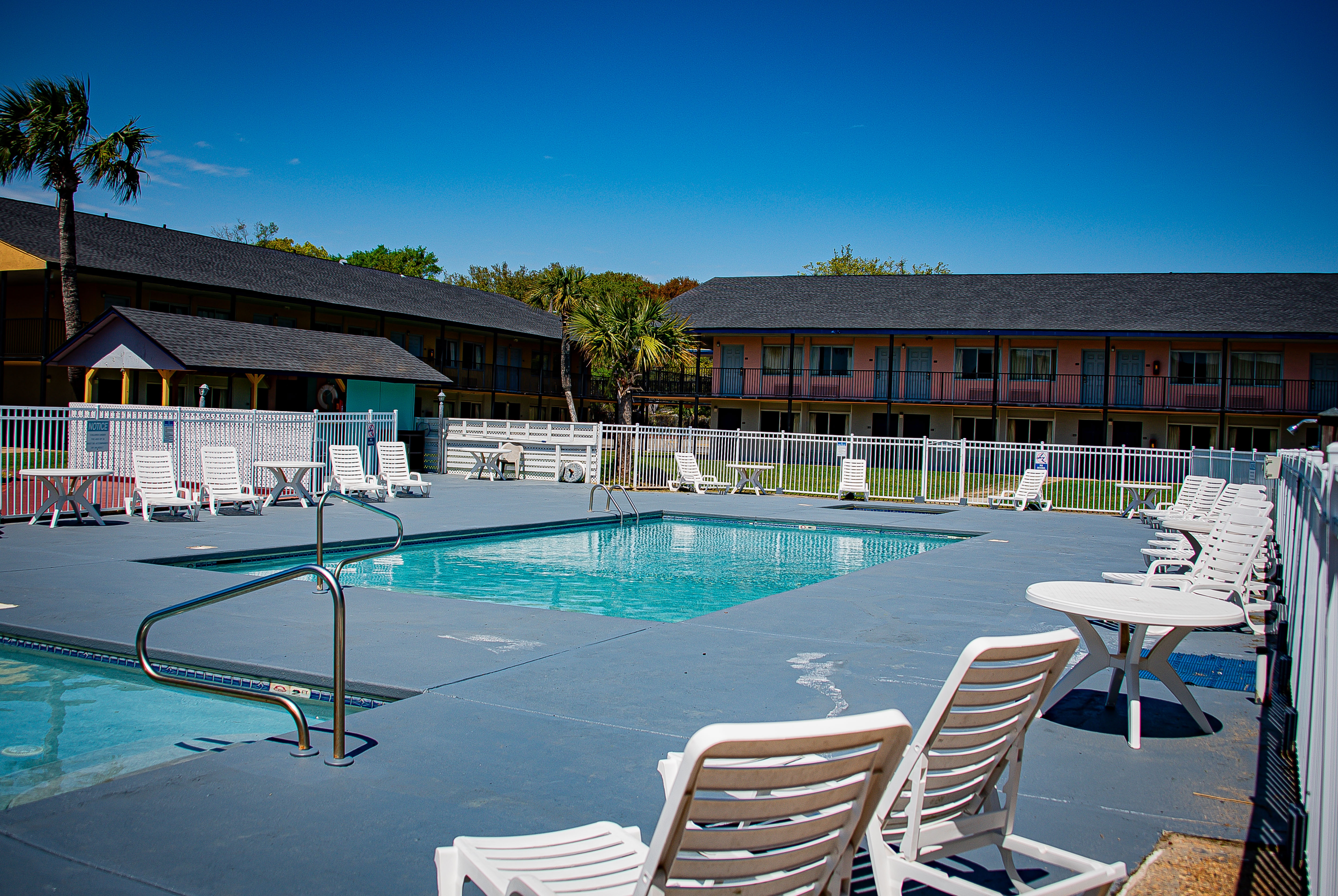 Pool at the Super 8 by Wyndham Biloxi in Biloxi, Mississippi