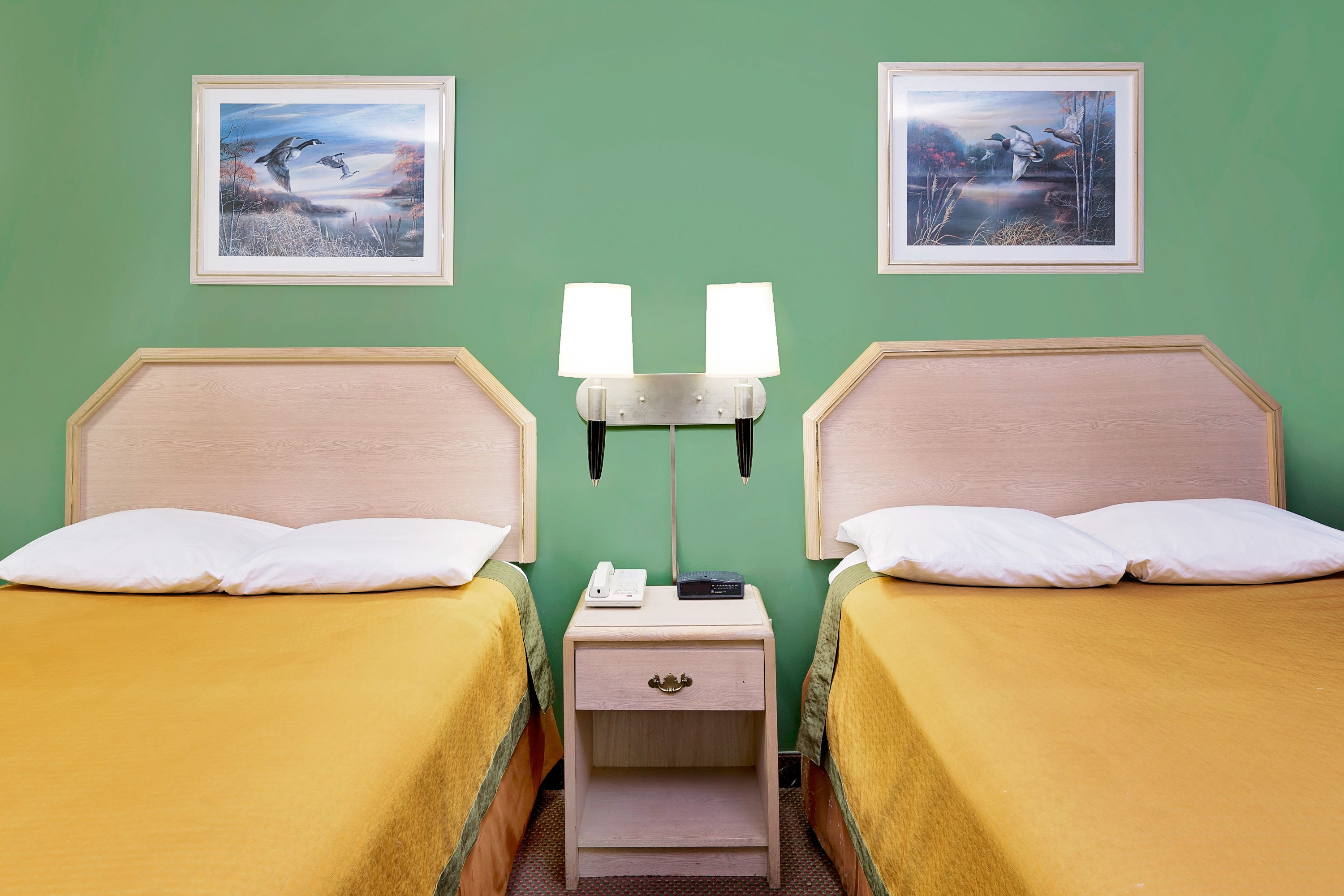 Guest room at the Super 8 by Wyndham Kosciusko in Kosciusko, Mississippi