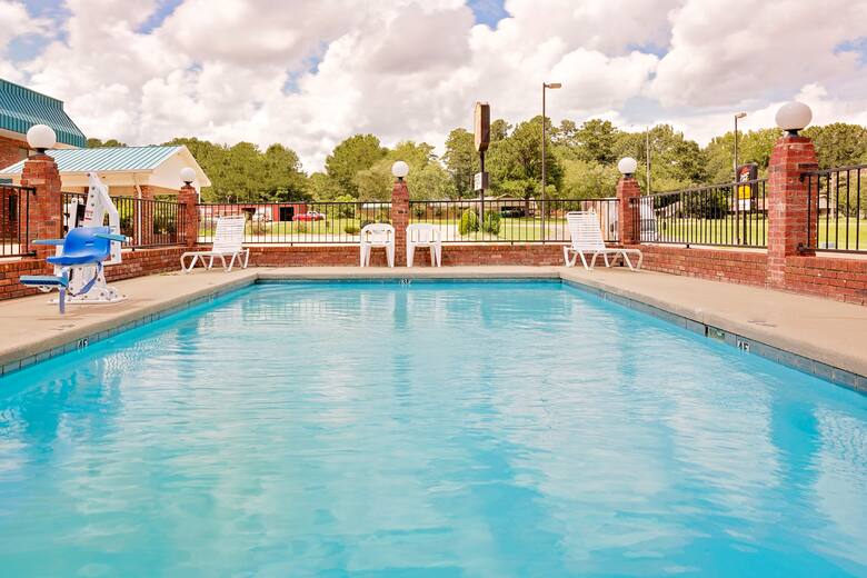 Pool at the Super 8 Kosciusko in Kosciusko, Mississippi
