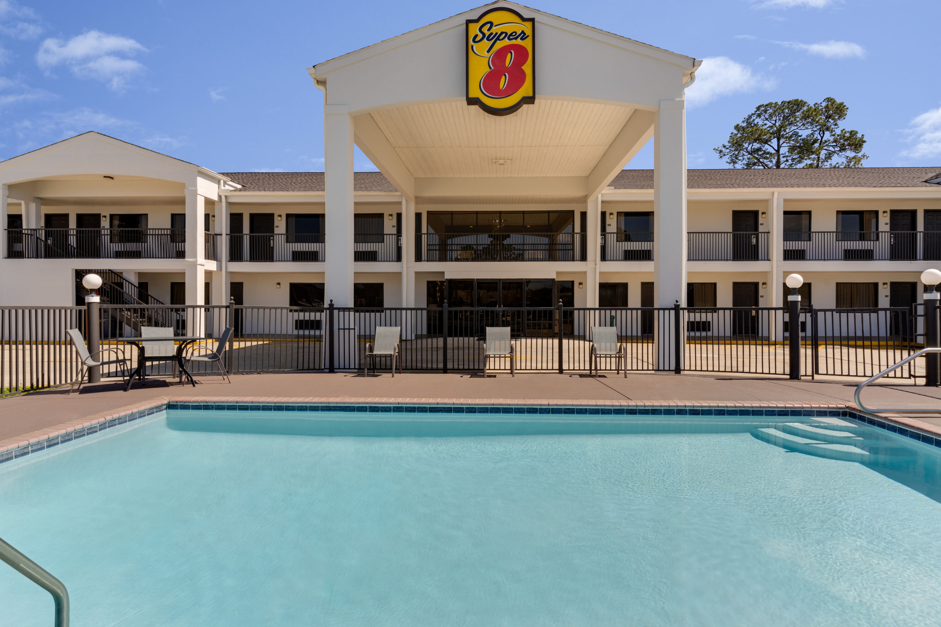 Pool at the Super 8 by Wyndham Ocean Springs Biloxi in Ocean Springs, Mississippi