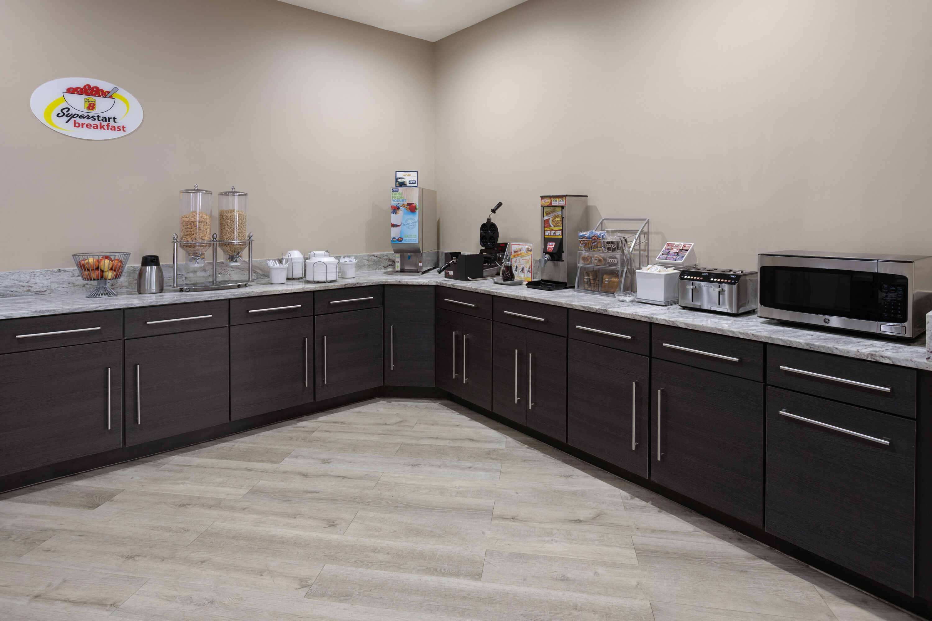 Free breakfast at Super 8 by Wyndham Pascagoula in Pascagoula, Mississippi