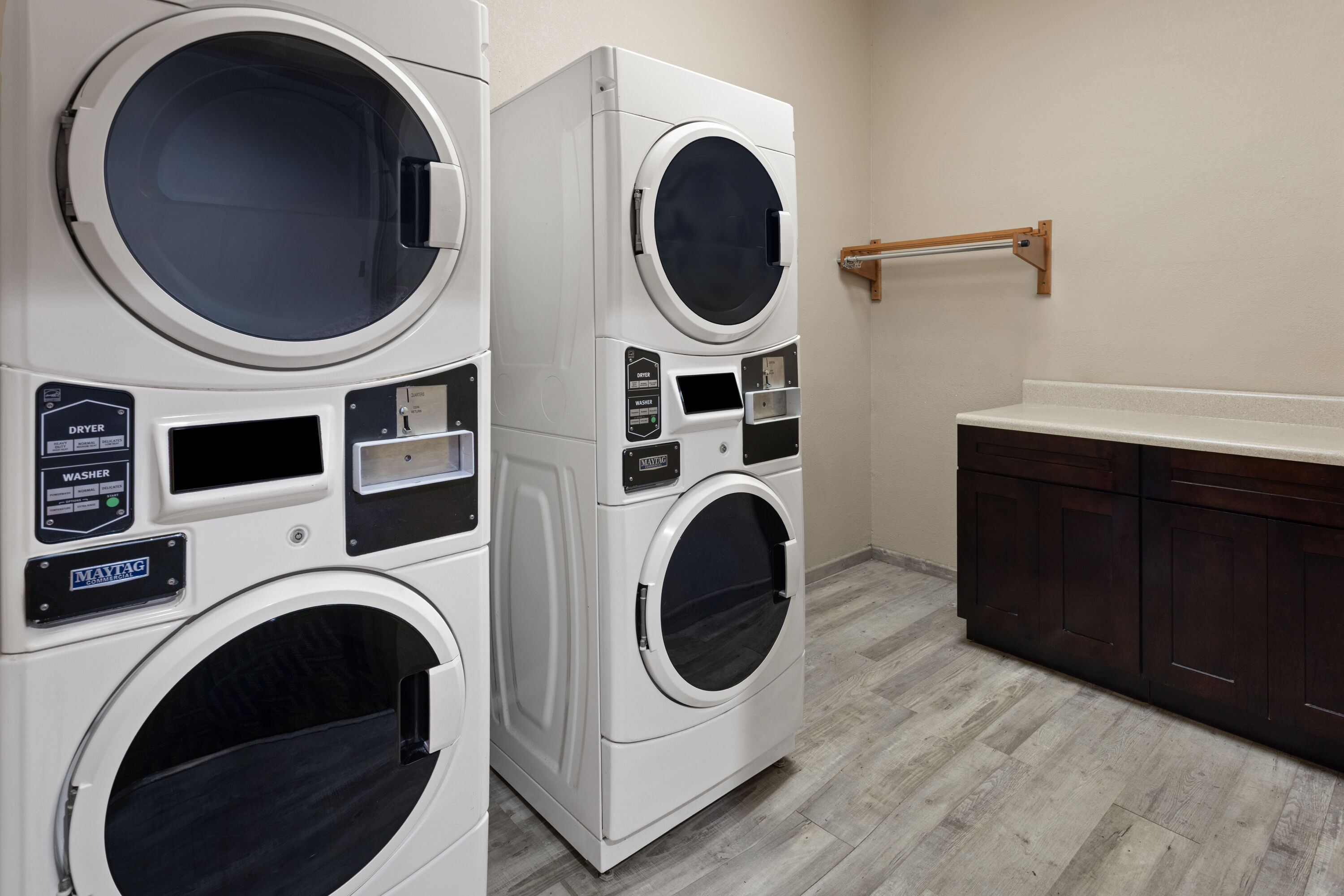 Laundry facilities at Super 8 by Wyndham Pascagoula in Pascagoula, Mississippi