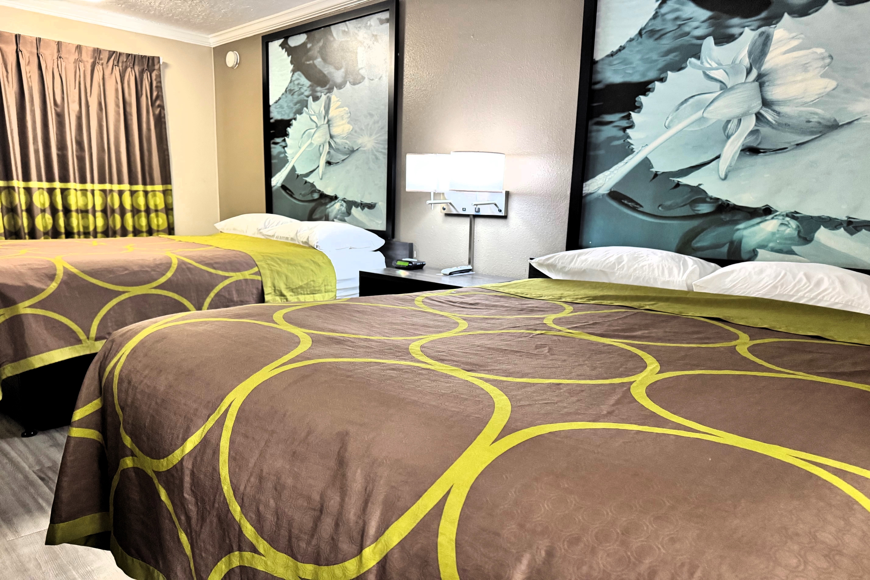 Guest room at the Super 8 by Wyndham Picayune in Picayune, Mississippi