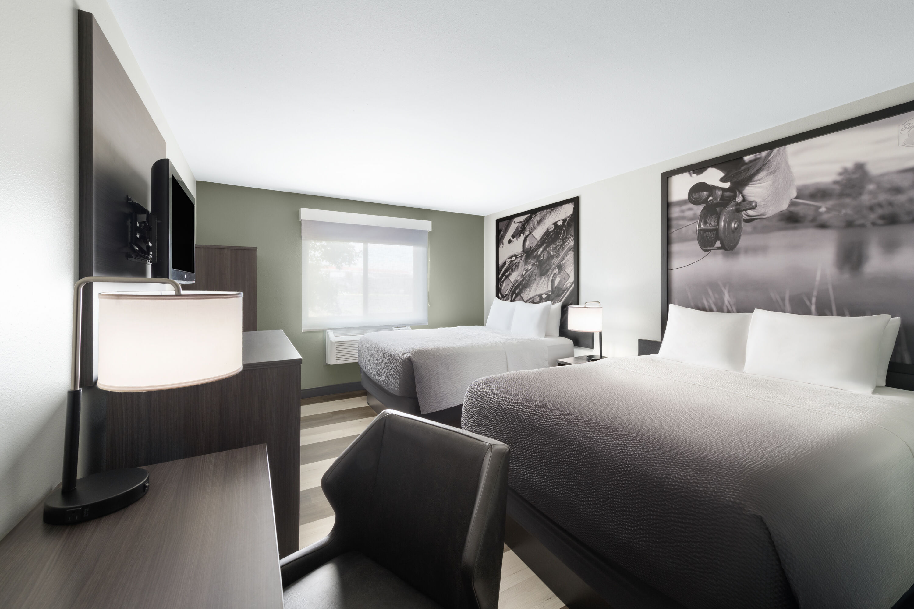 Guest room at the Super 8 by Wyndham Big Timber in Big Timber, Montana