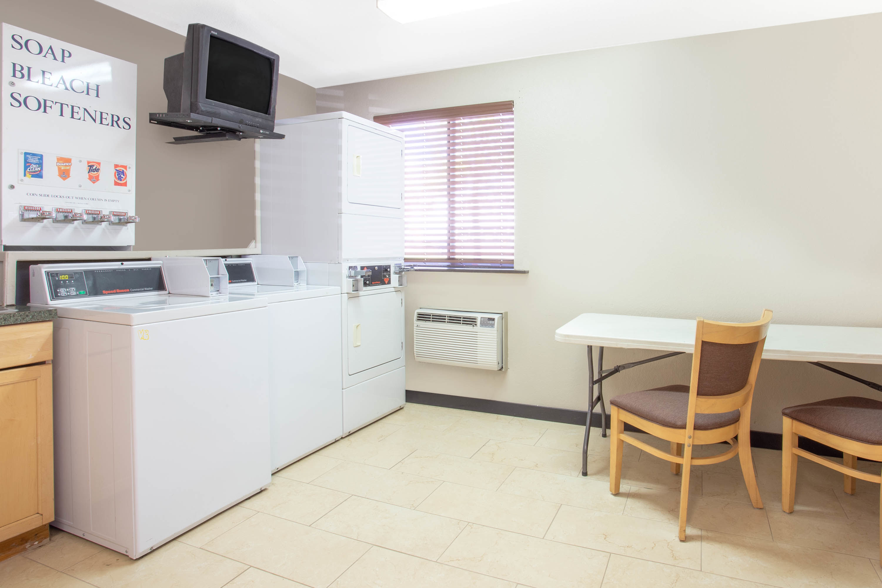 Laundry facilities at Super 8 by Wyndham Billings in Billings, Montana