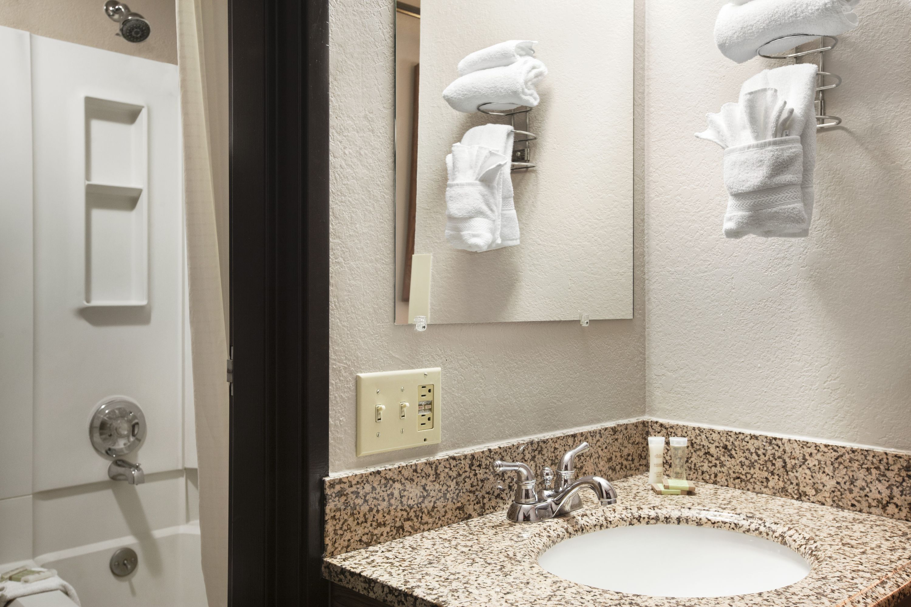 Guest room at the Super 8 by Wyndham Bozeman in Bozeman, Montana