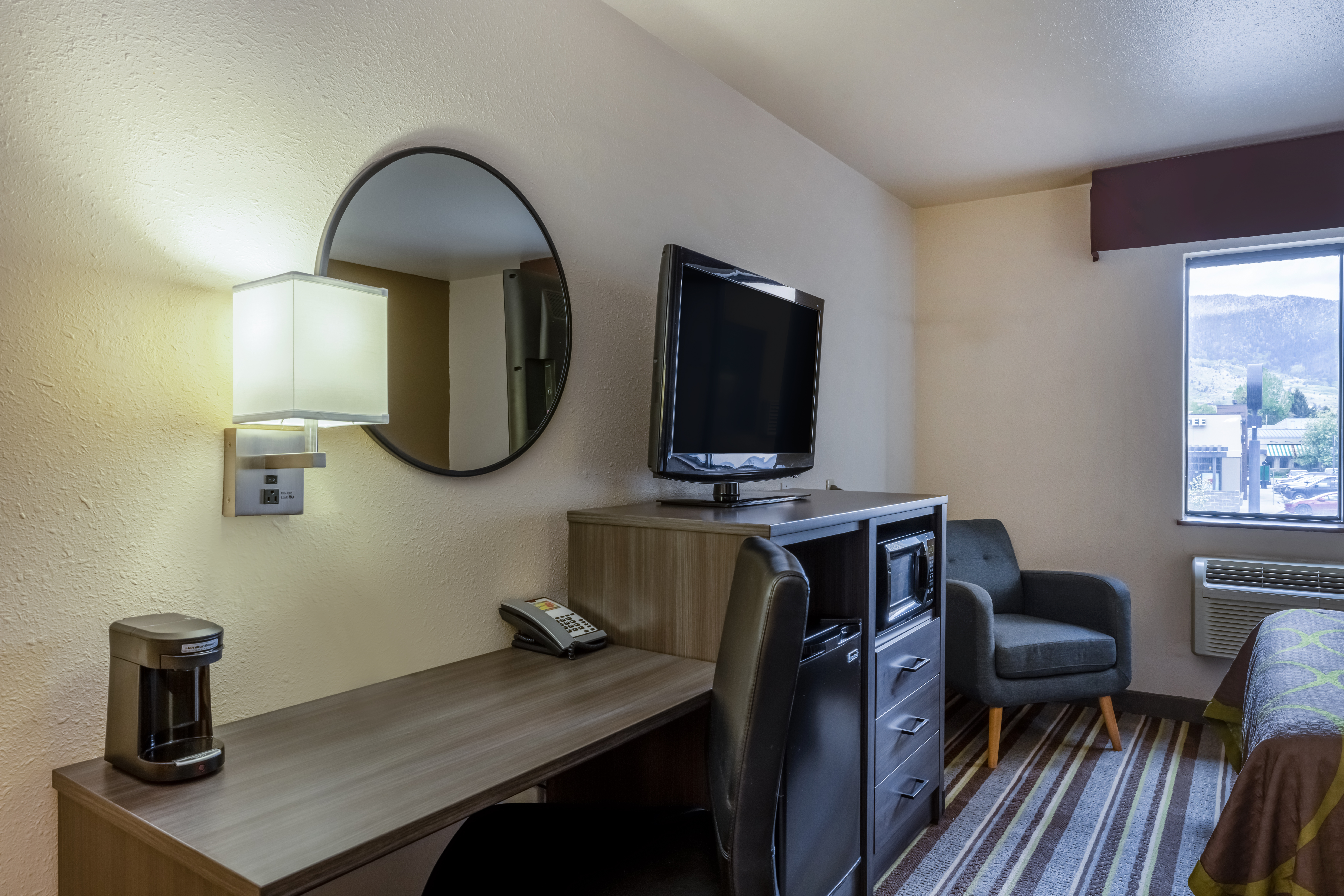 Guest room at the Super 8 by Wyndham Butte MT in Butte, Montana