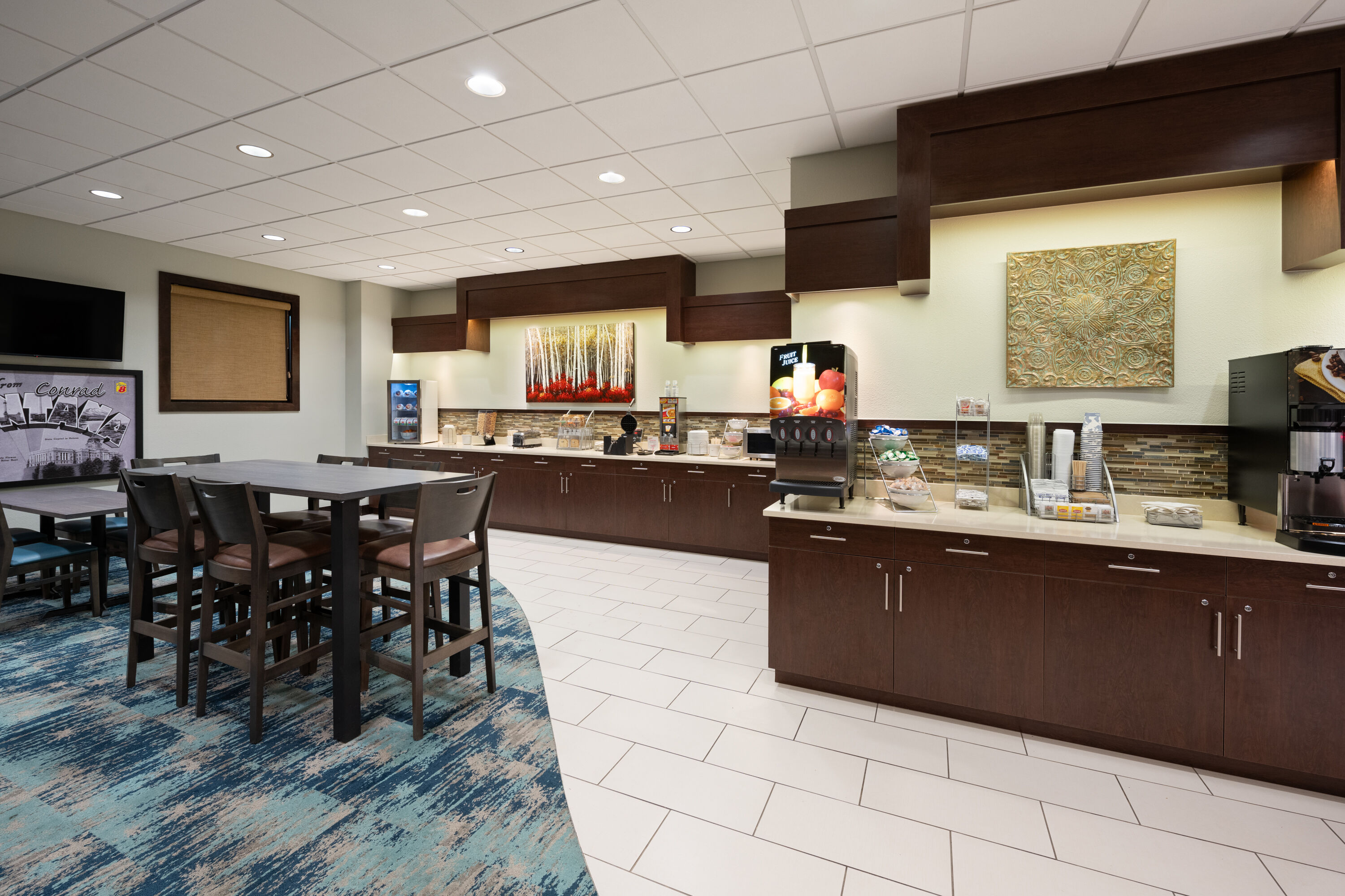 Free breakfast at Super 8 by Wyndham Conrad in Conrad, Montana