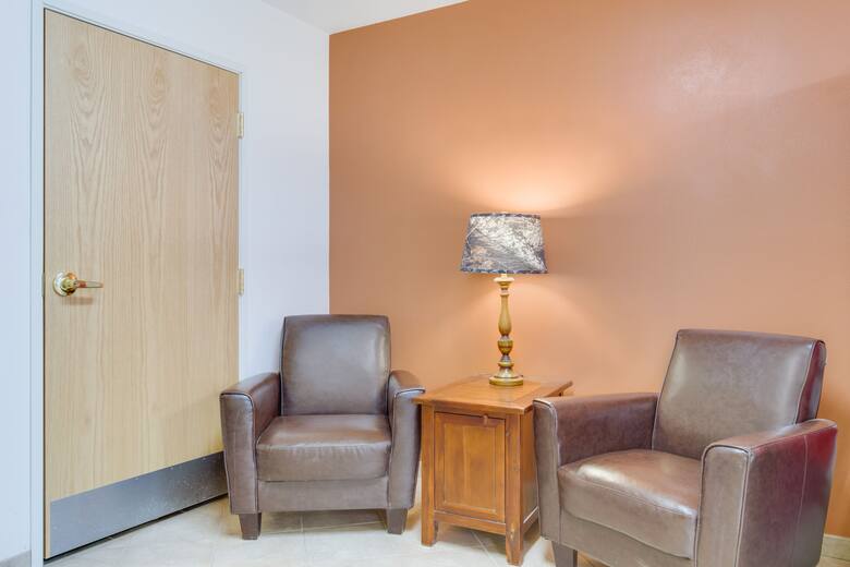 Super 8 Cooke City Yellowstone Park Area hotel lobby in Cooke City, Montana
