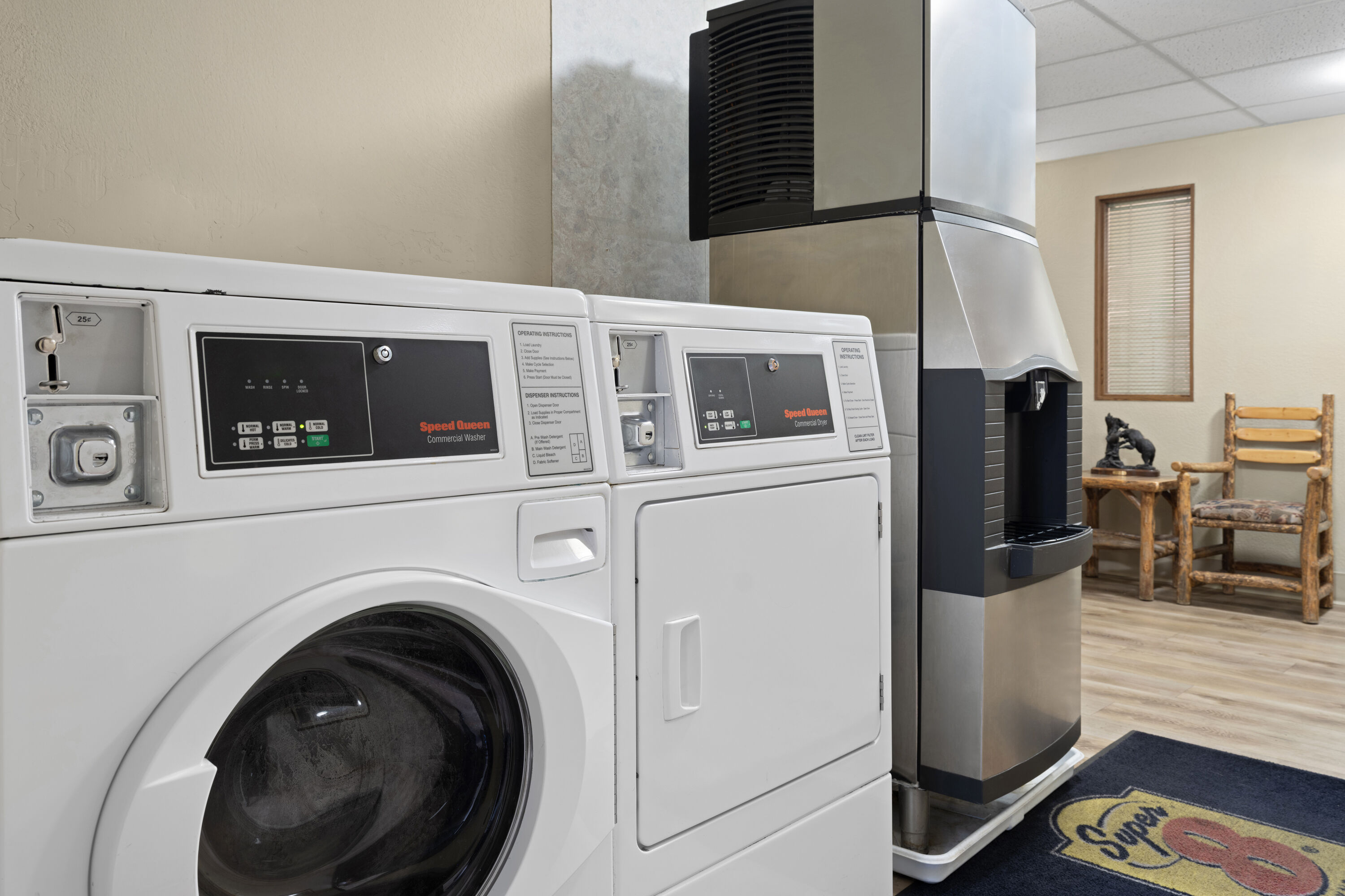 Laundry facilities at Super 8 by Wyndham Kalispell Glacier National Park in Kalispell, Montana