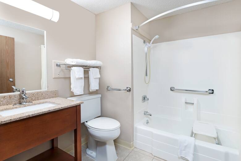 Guest room at the Super 8 Miles City in Miles City, Montana