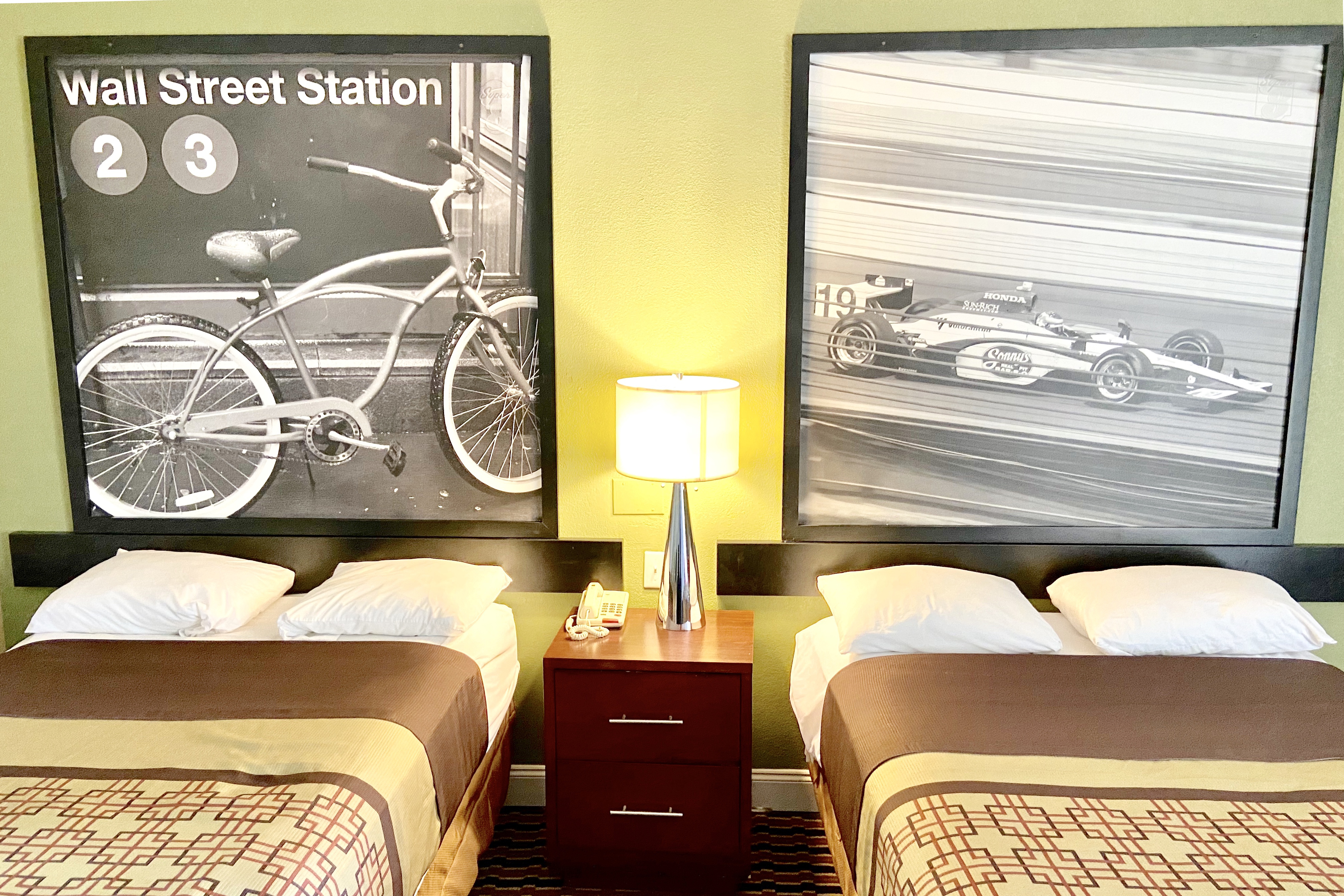 Guest room at the Super 8 by Wyndham Battleboro/Rocky Mount in Battleboro, North Carolina