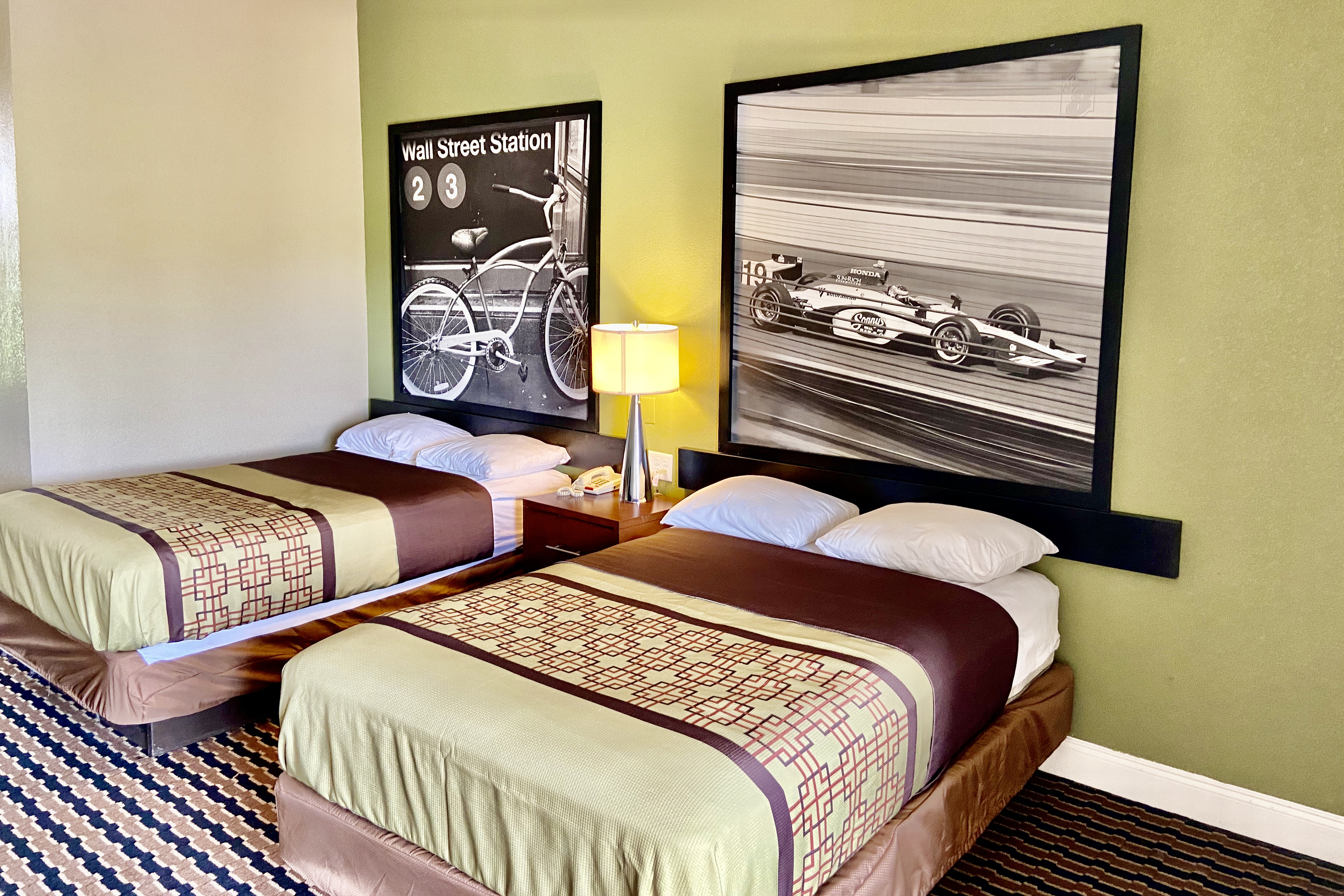 Guest room at the Super 8 by Wyndham Battleboro/Rocky Mount in Battleboro, North Carolina