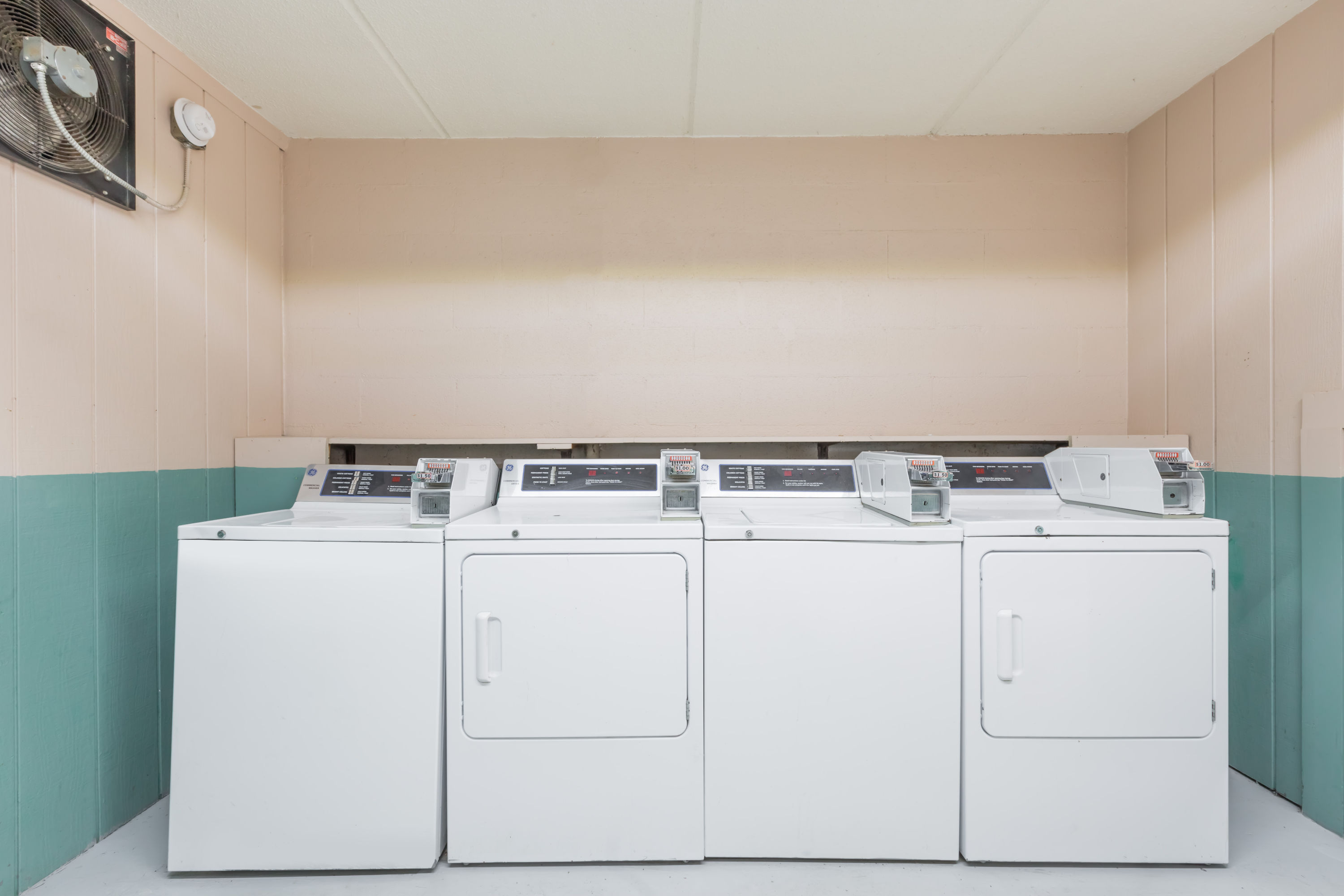 Laundry facilities at Super 8 by Wyndham Black Mountain in Black Mountain, North Carolina