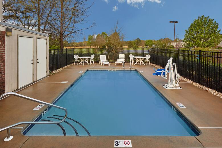 Pool at the Super 8 Greenville in Greenville, North Carolina