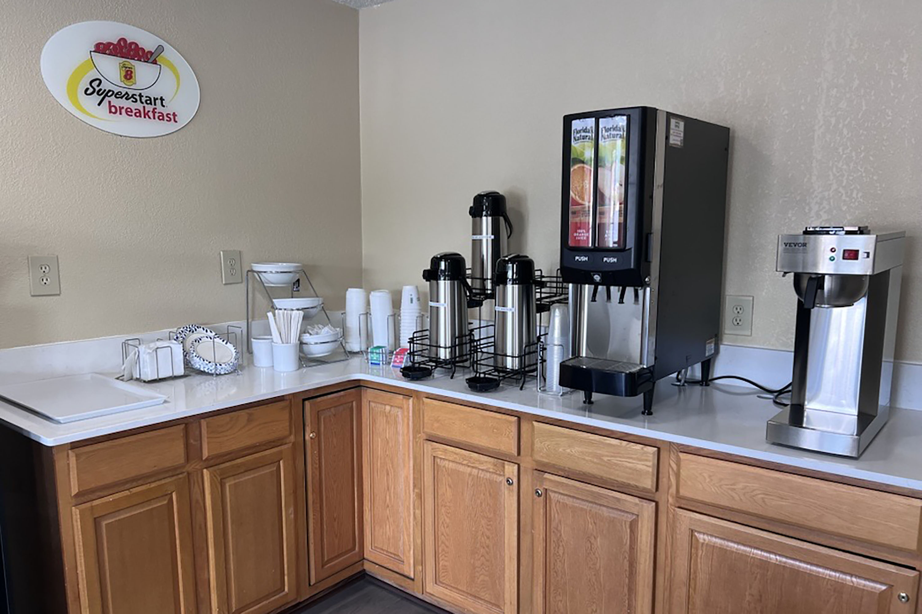 Free breakfast at Super 8 by Wyndham Lumberton NC in Lumberton, North Carolina