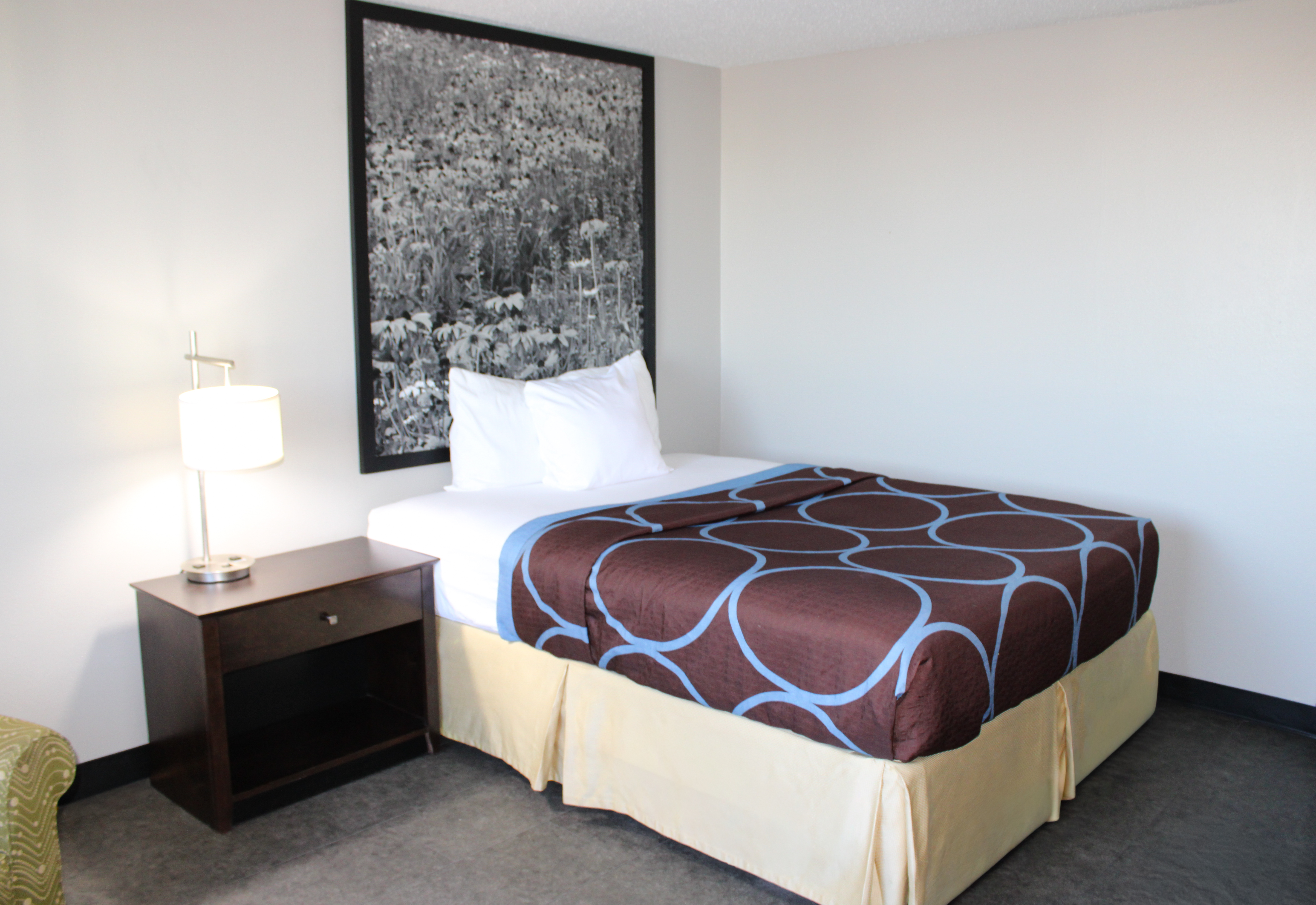 Guest room at the Super 8 by Wyndham Williston ND in Williston, North Dakota