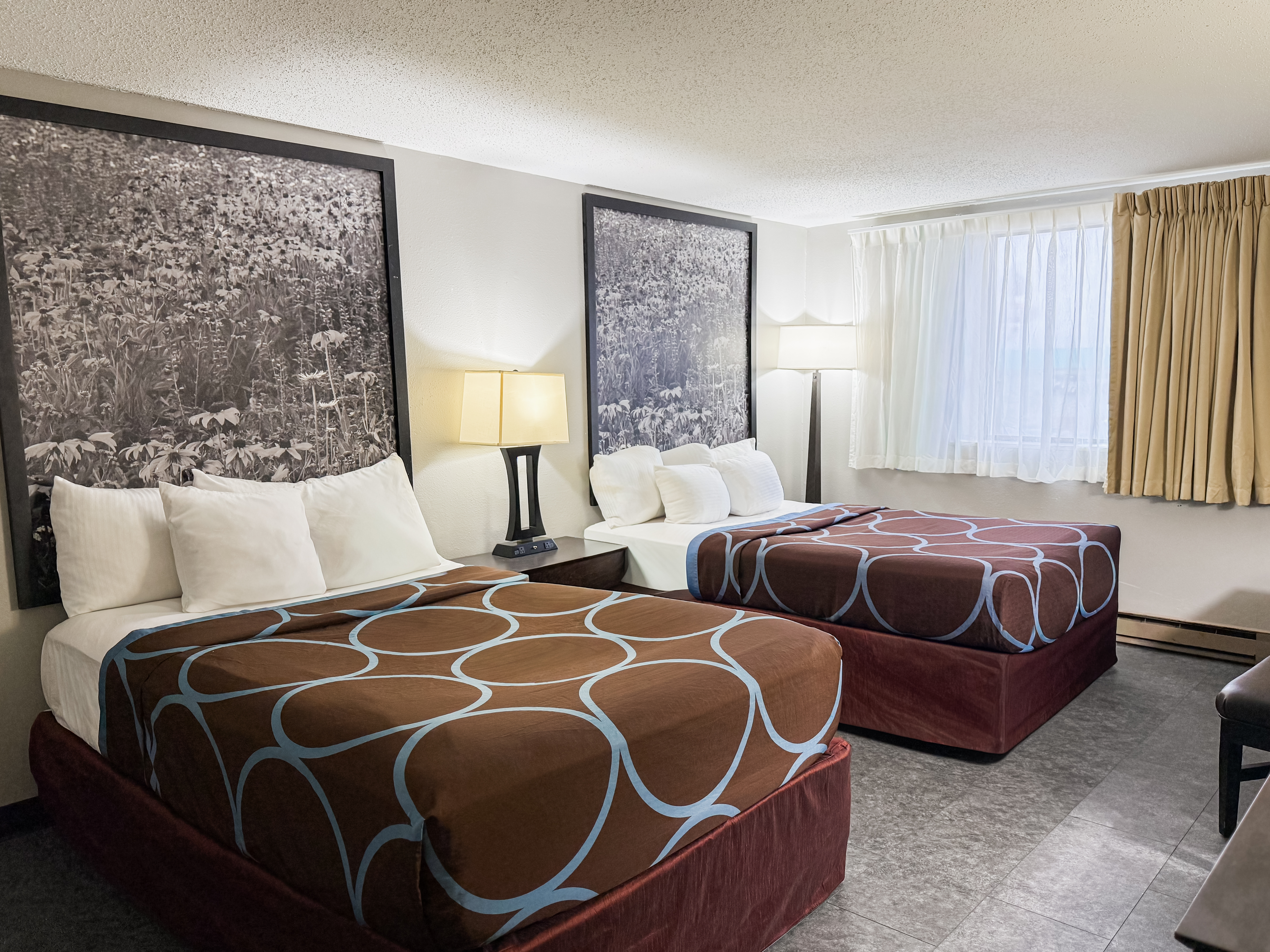 Guest room at the Super 8 by Wyndham Williston ND in Williston, North Dakota