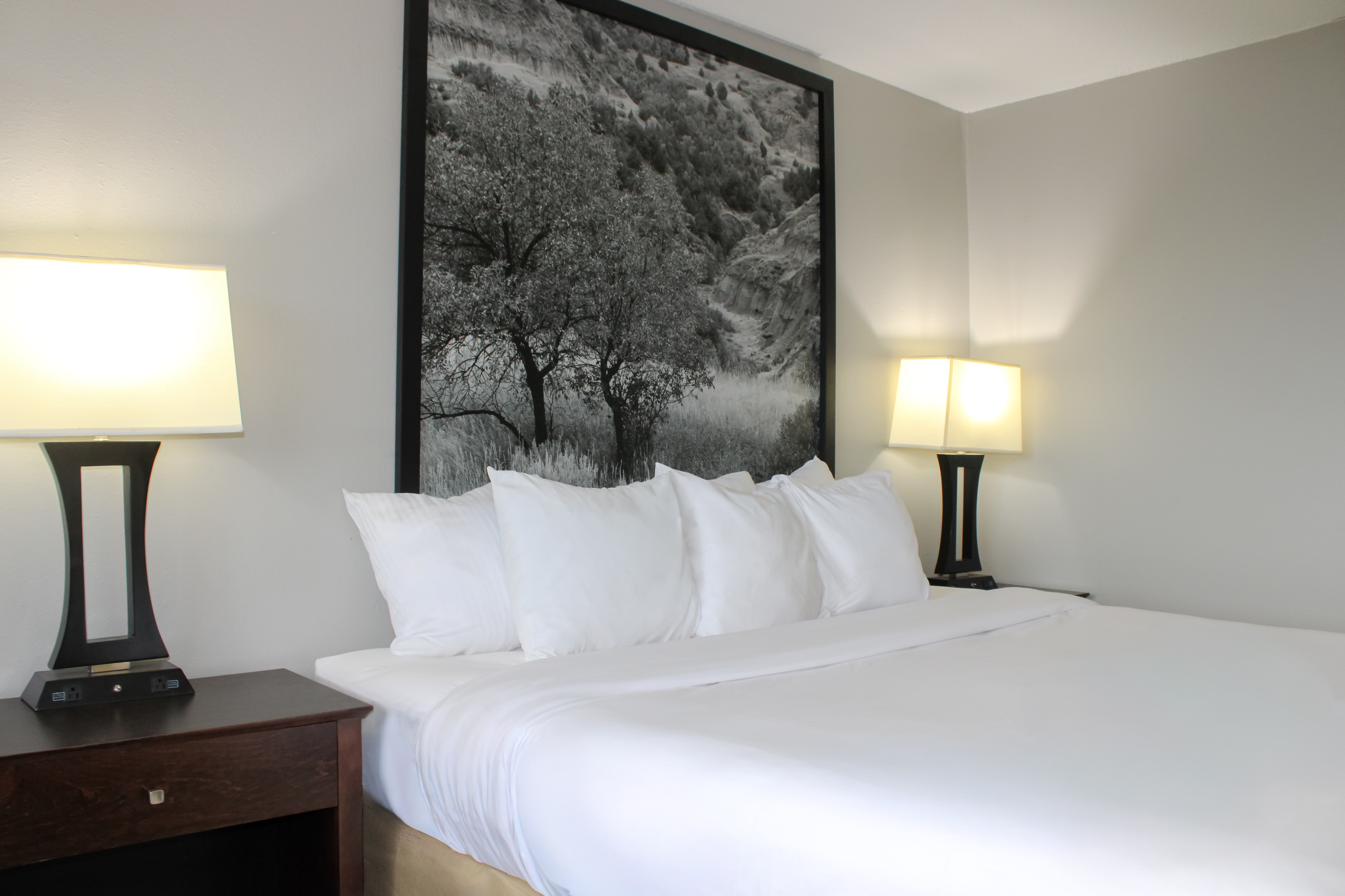 Guest room at the Super 8 by Wyndham Williston ND in Williston, North Dakota