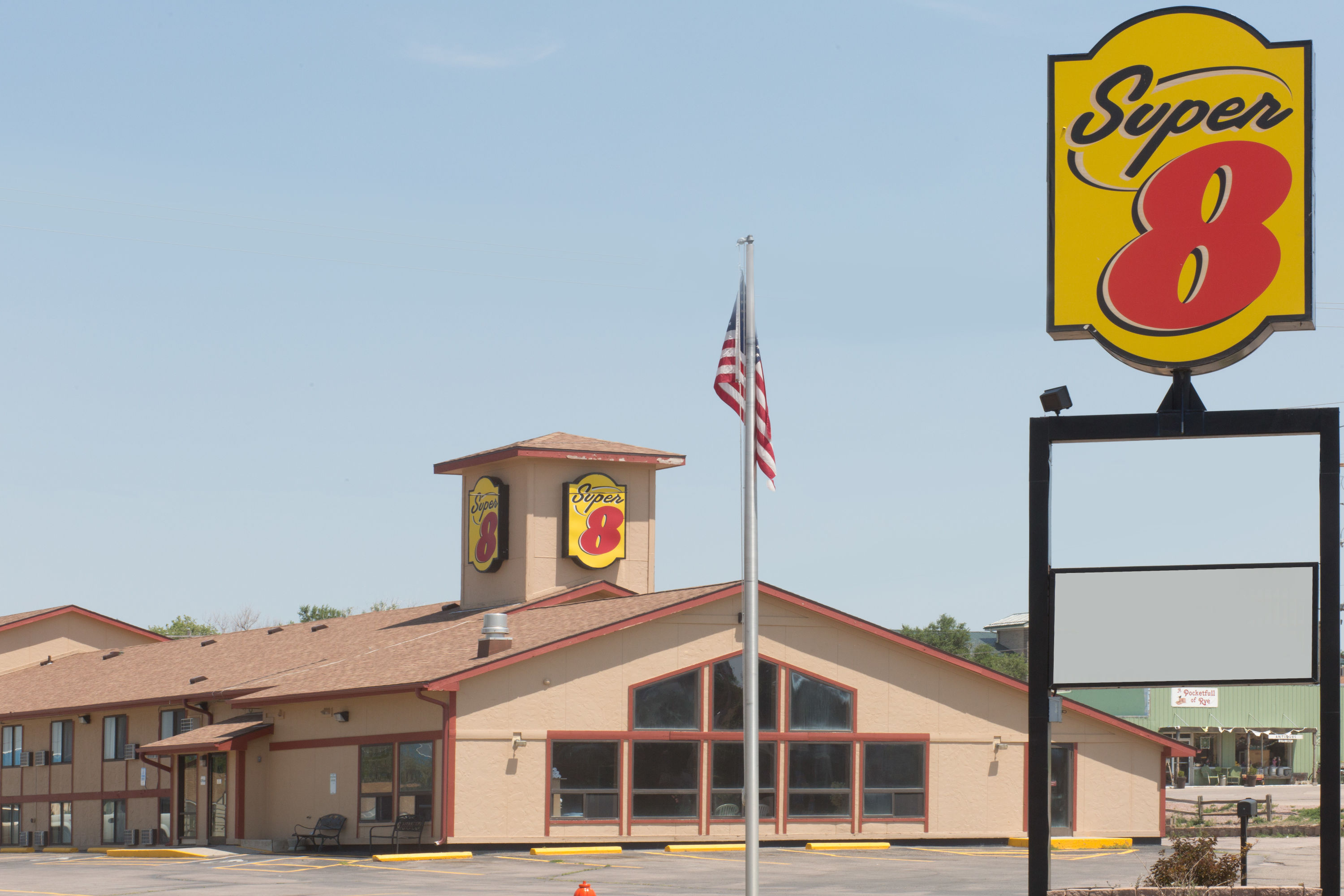 Exterior Day Image of Super 8 by Wyndham Chadron NE hotel in Chadron, Nebraska