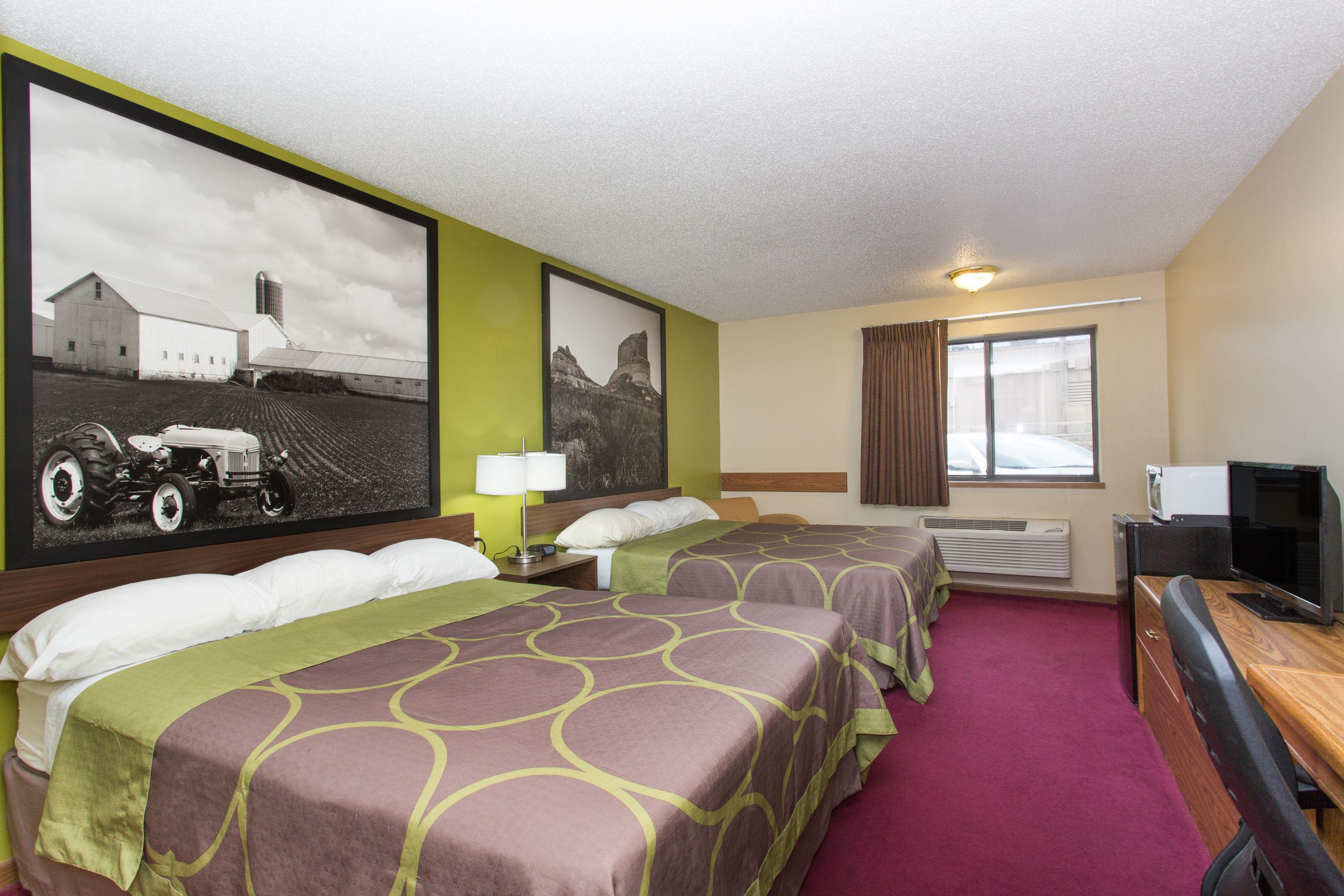 Guest room at the Super 8 by Wyndham Chadron NE in Chadron, Nebraska