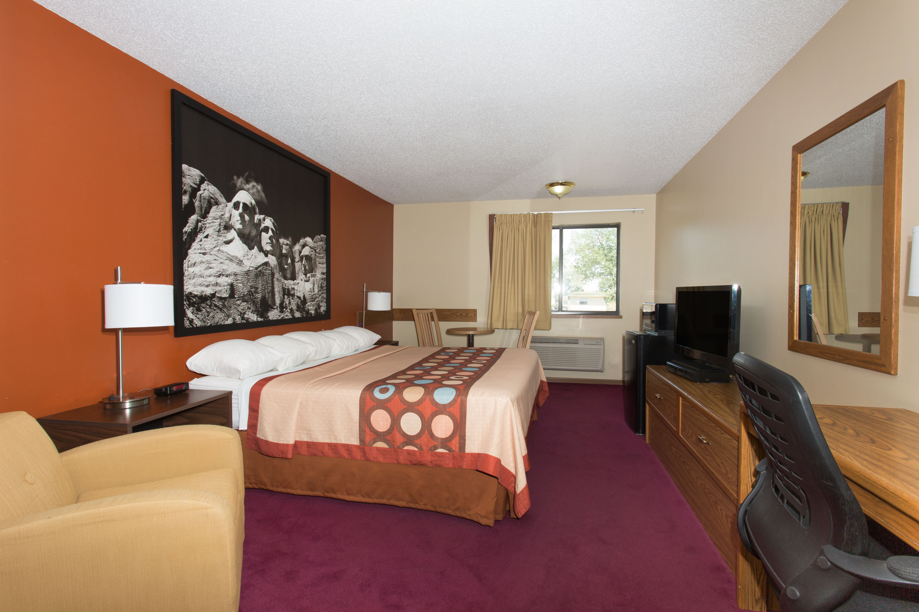 Guest room at the Super 8 by Wyndham Chadron NE in Chadron, Nebraska