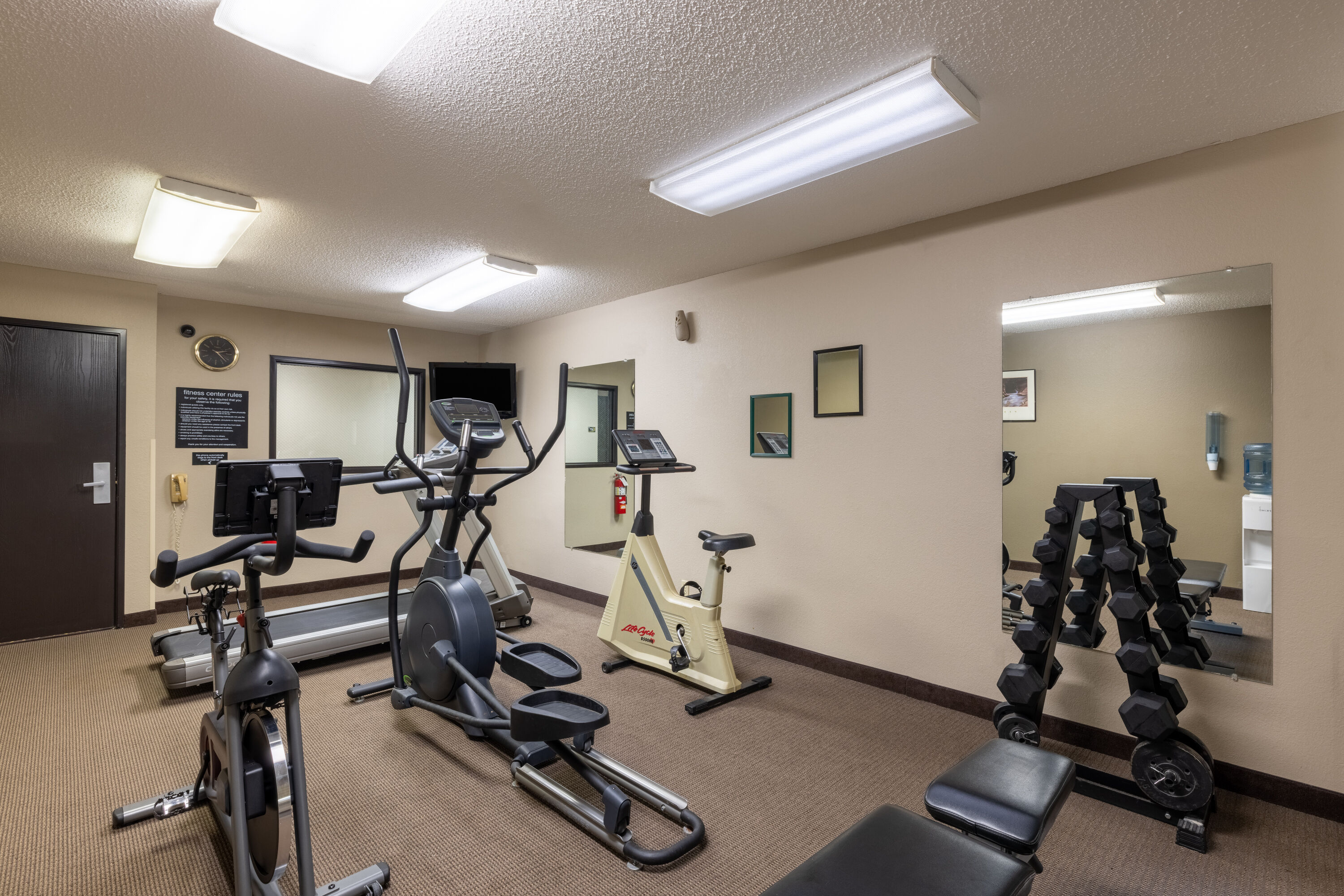 Fitness room at Super 8 by Wyndham O Neill NE in O Neill, Nebraska