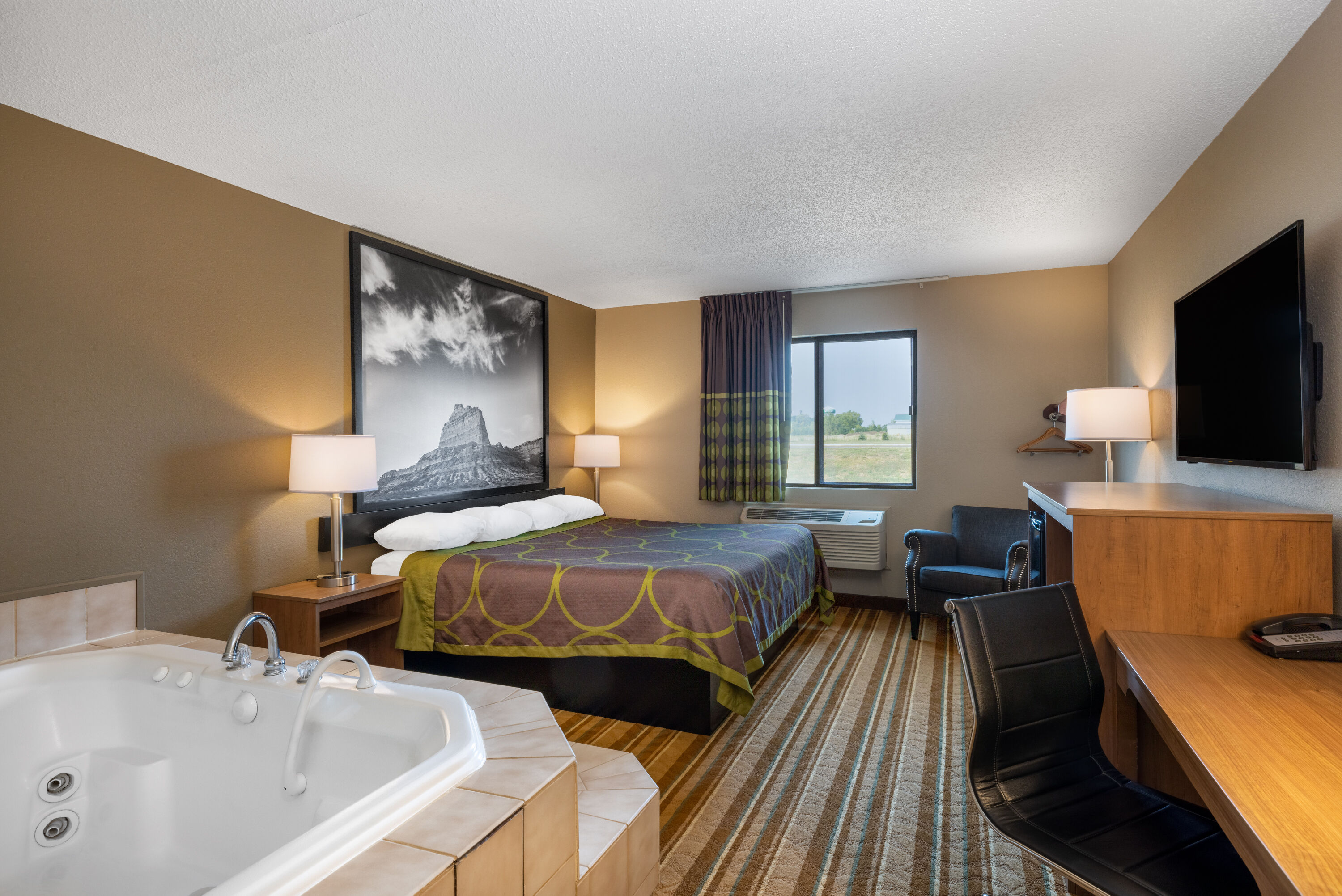 Guest room at the Super 8 by Wyndham O Neill NE in O Neill, Nebraska