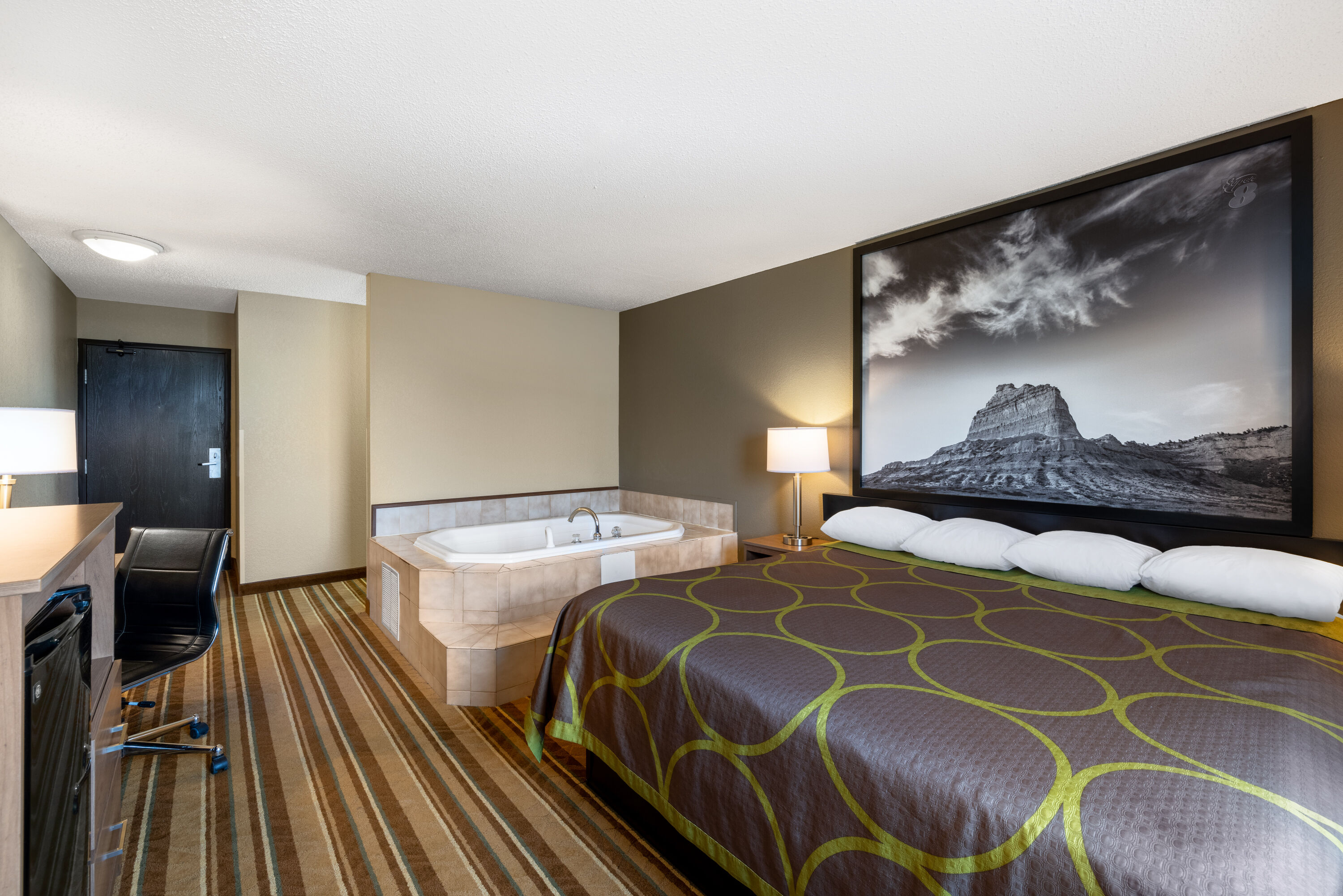 Guest room at the Super 8 by Wyndham O Neill NE in O Neill, Nebraska