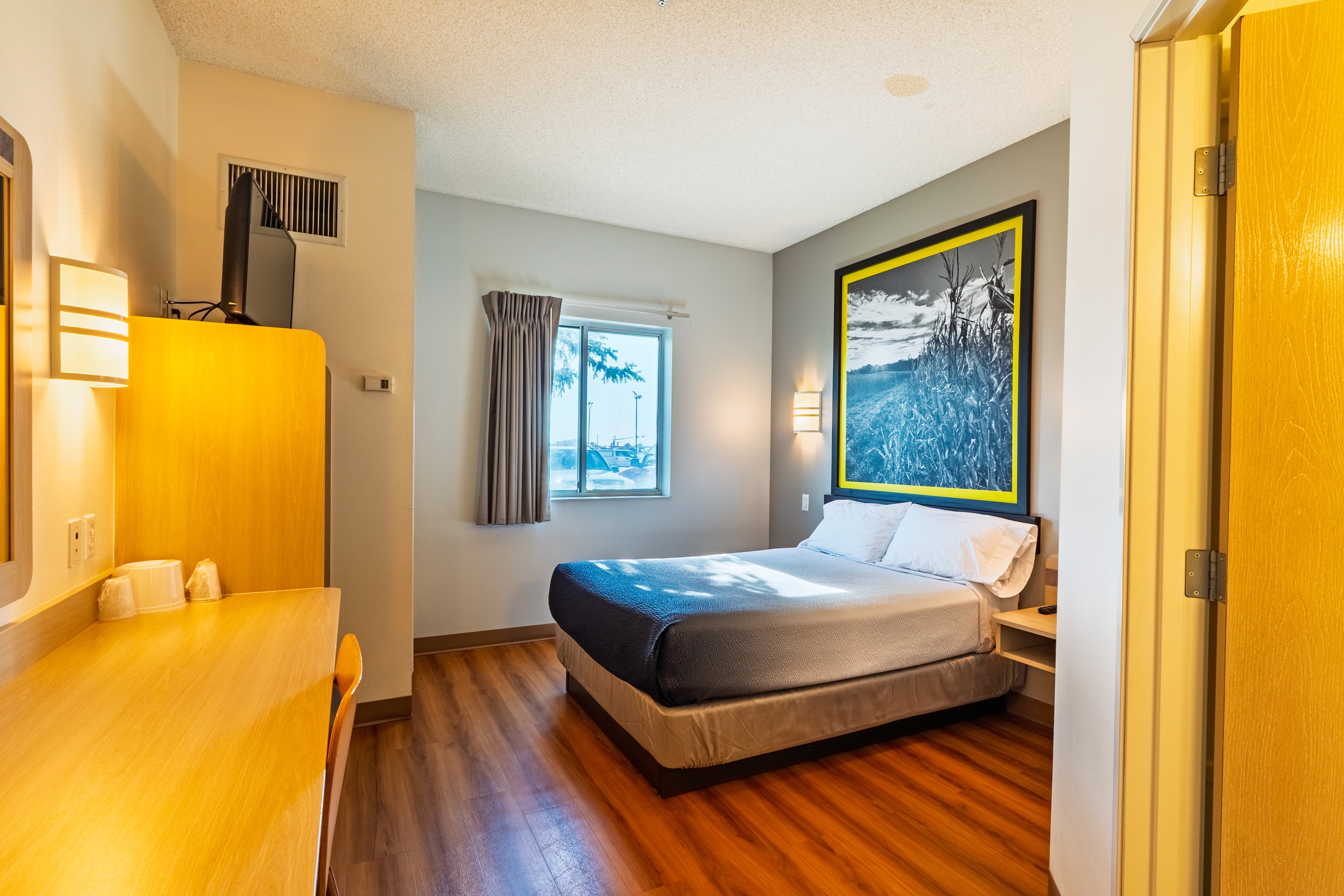 Guest room at the Super 8 by Wyndham Sidney NE in Sidney, Nebraska