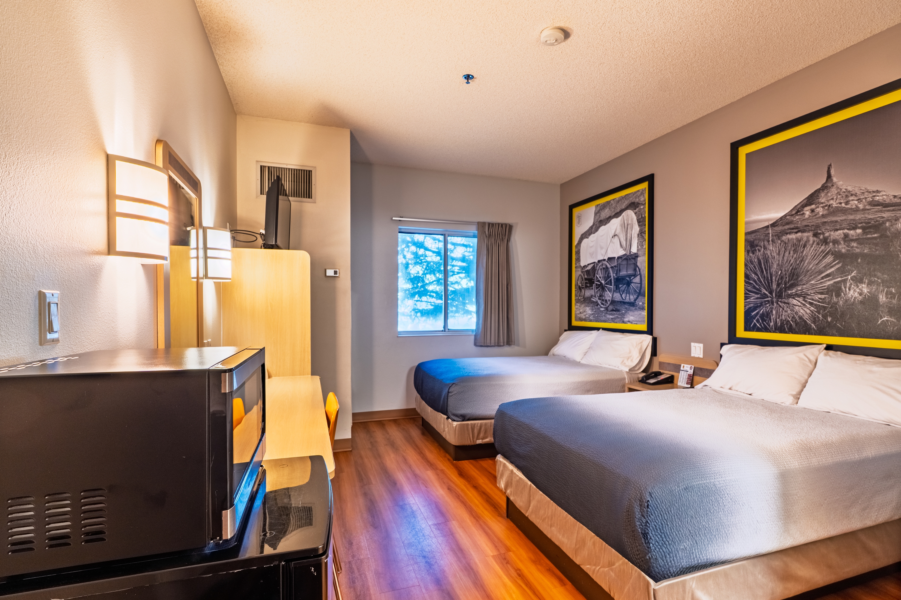 Guest room at the Super 8 by Wyndham Sidney NE in Sidney, Nebraska