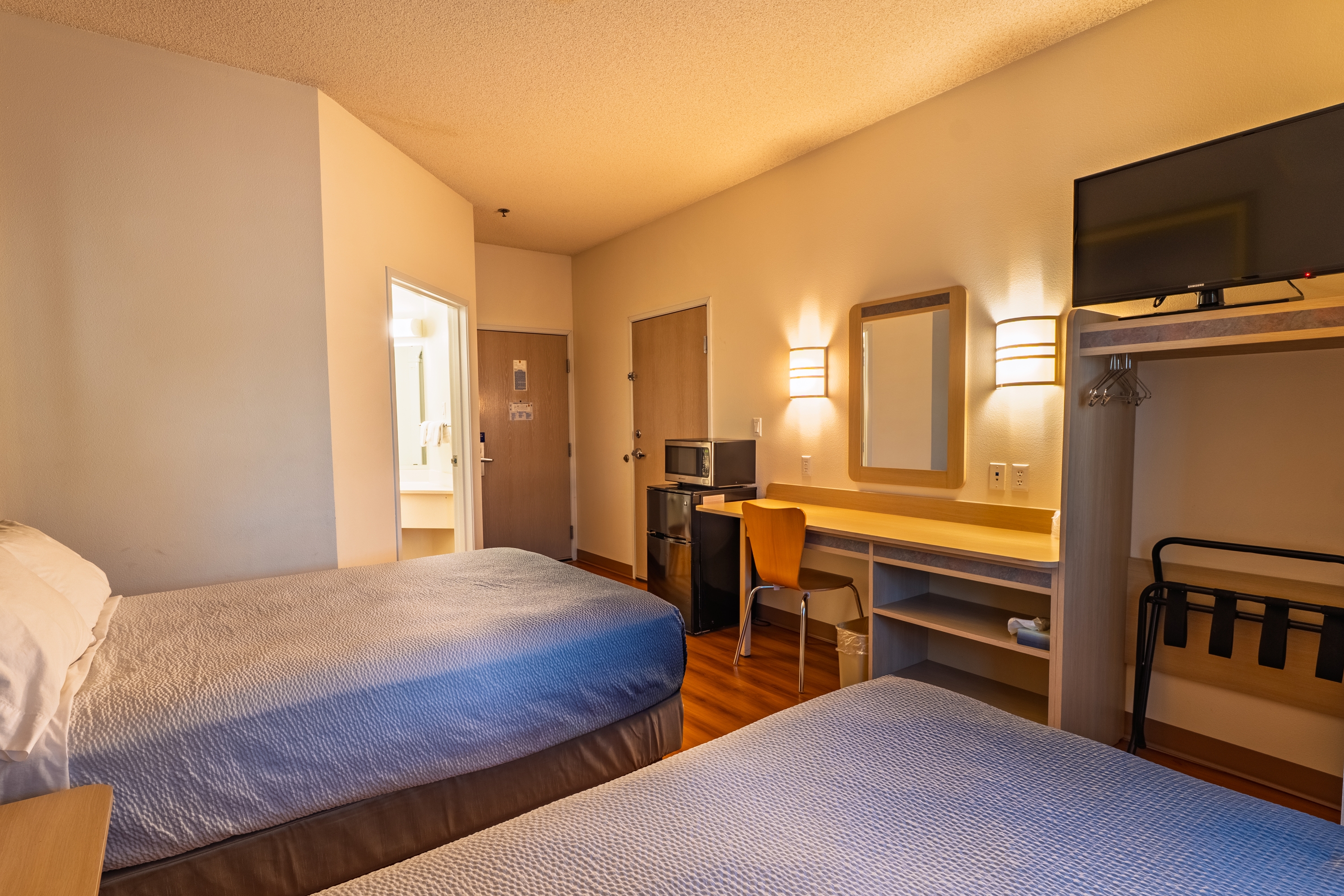Guest room at the Super 8 by Wyndham Sidney NE in Sidney, Nebraska
