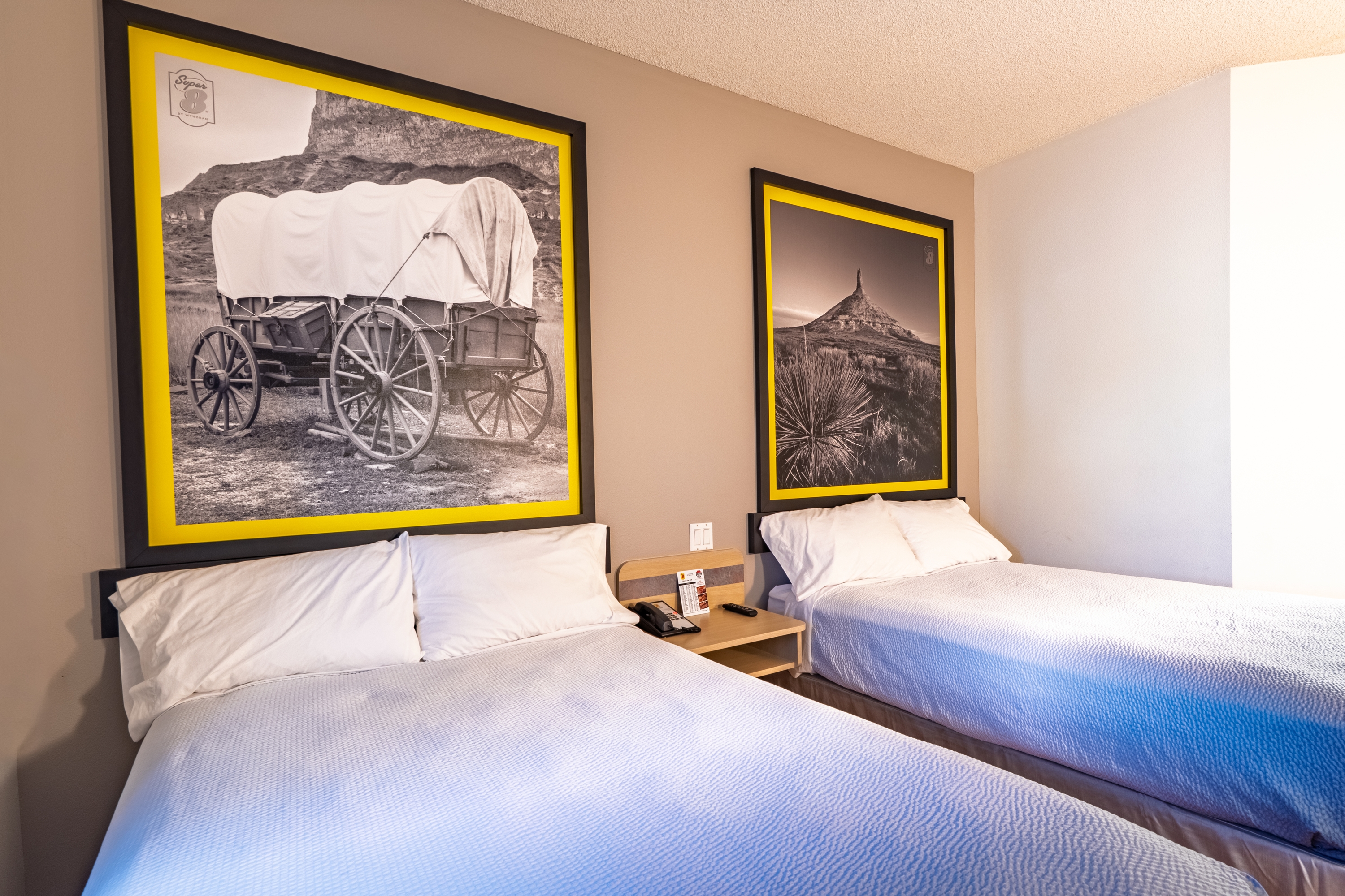 Guest room at the Super 8 by Wyndham Sidney NE in Sidney, Nebraska