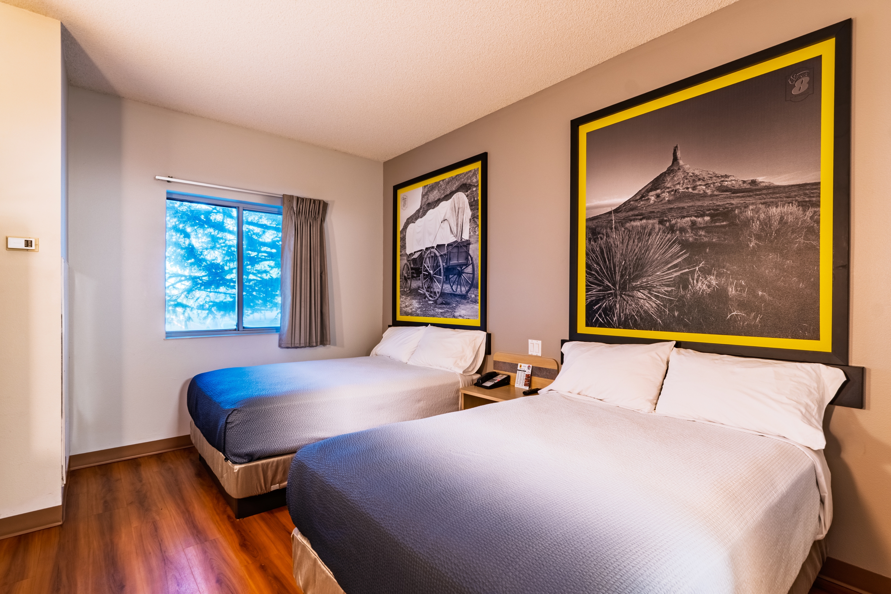 Guest room at the Super 8 by Wyndham Sidney NE in Sidney, Nebraska