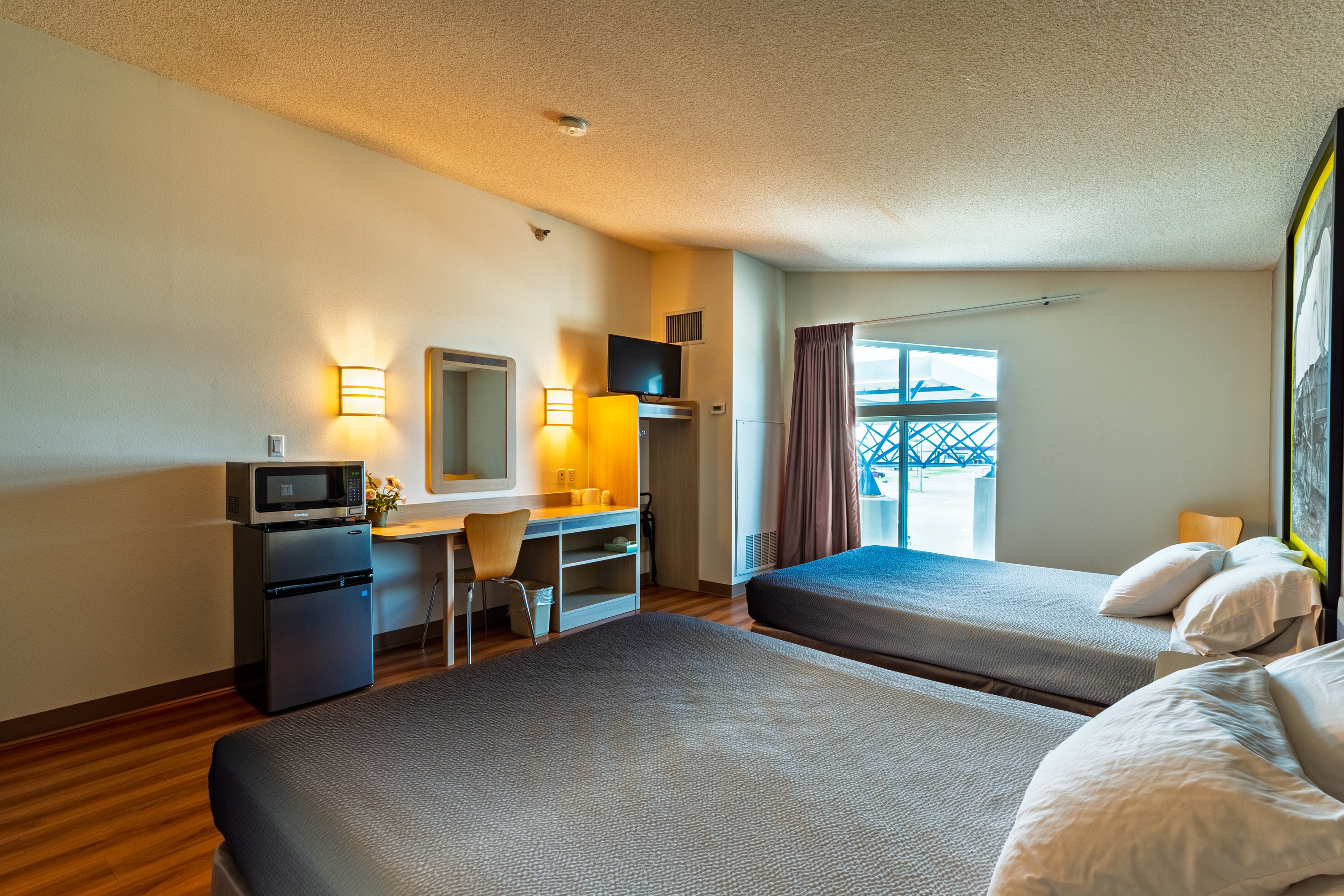 Guest room at the Super 8 by Wyndham Sidney NE in Sidney, Nebraska