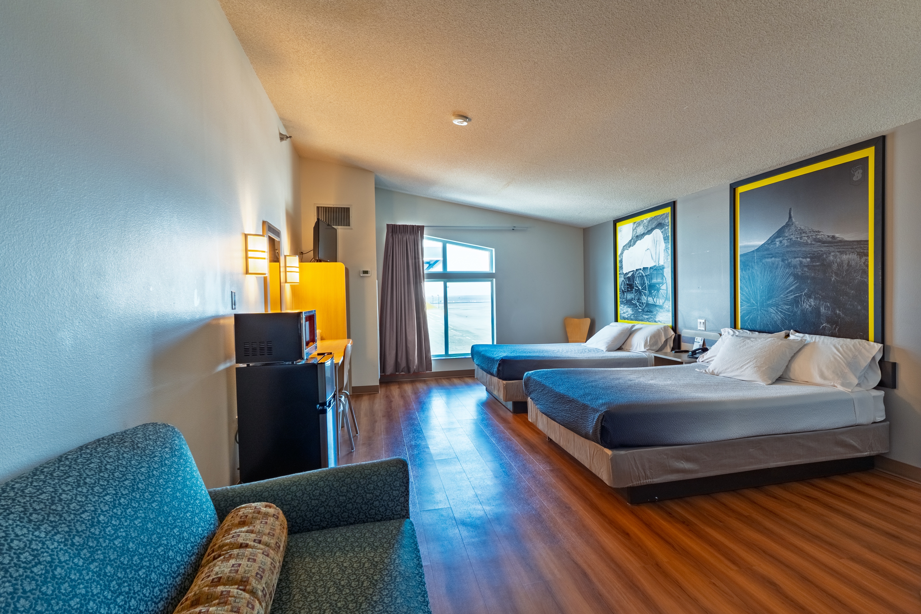 Guest room at the Super 8 by Wyndham Sidney NE in Sidney, Nebraska